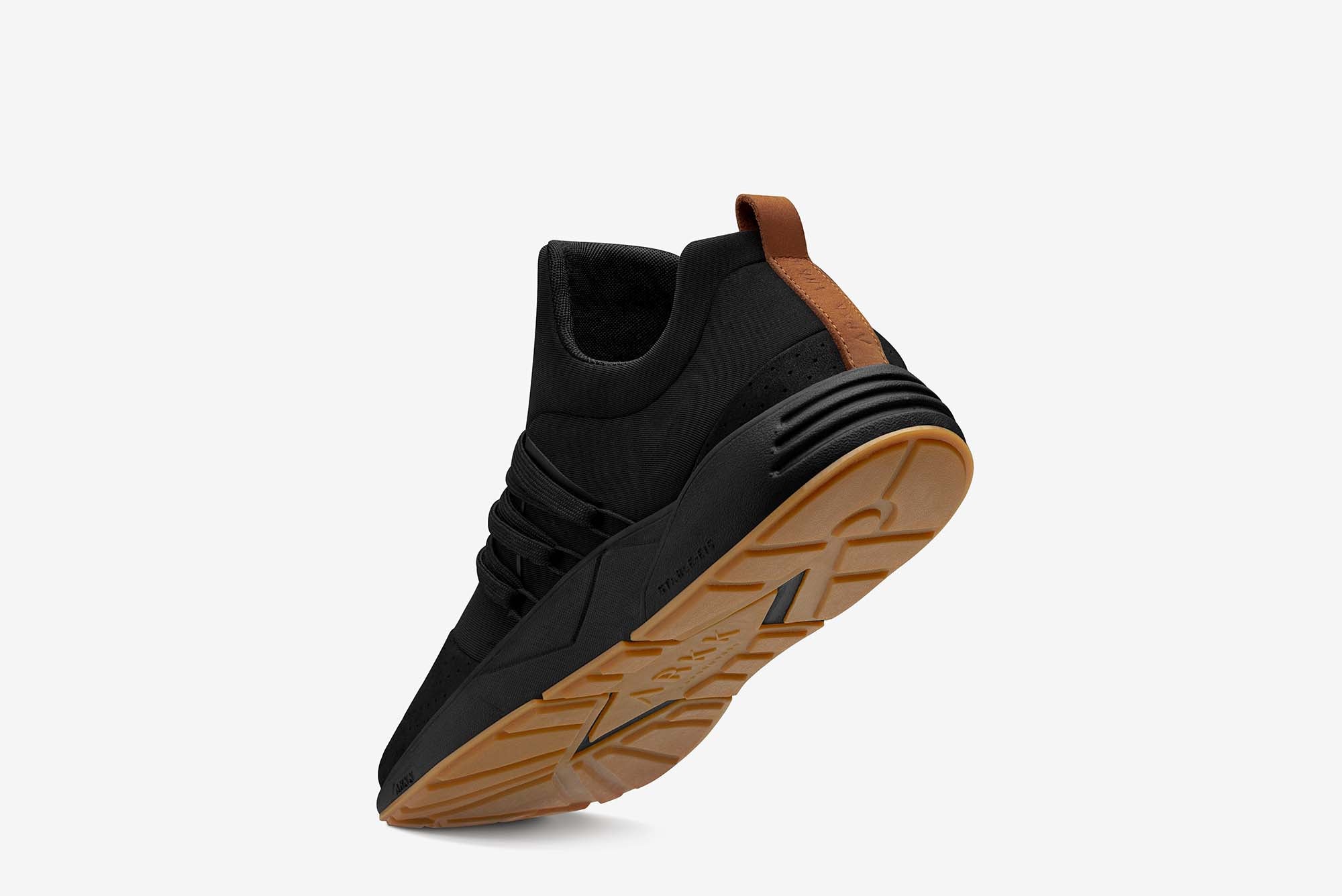 ARKK Collection Raven Nubuck S-E15 | Black Brown Gum | Women Raven Black Brown Gum