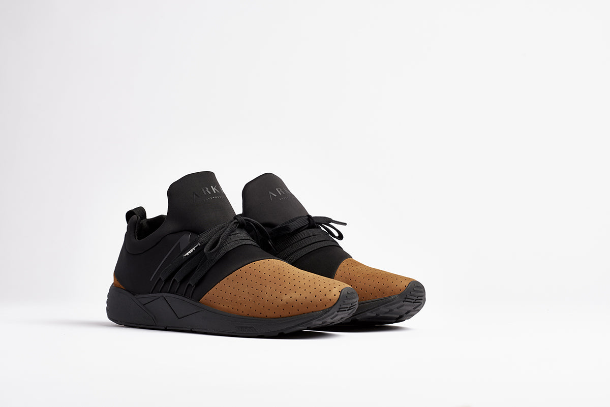 ARKK Collection Raven Nubuck S-E15 Black Camel - Men Raven Black