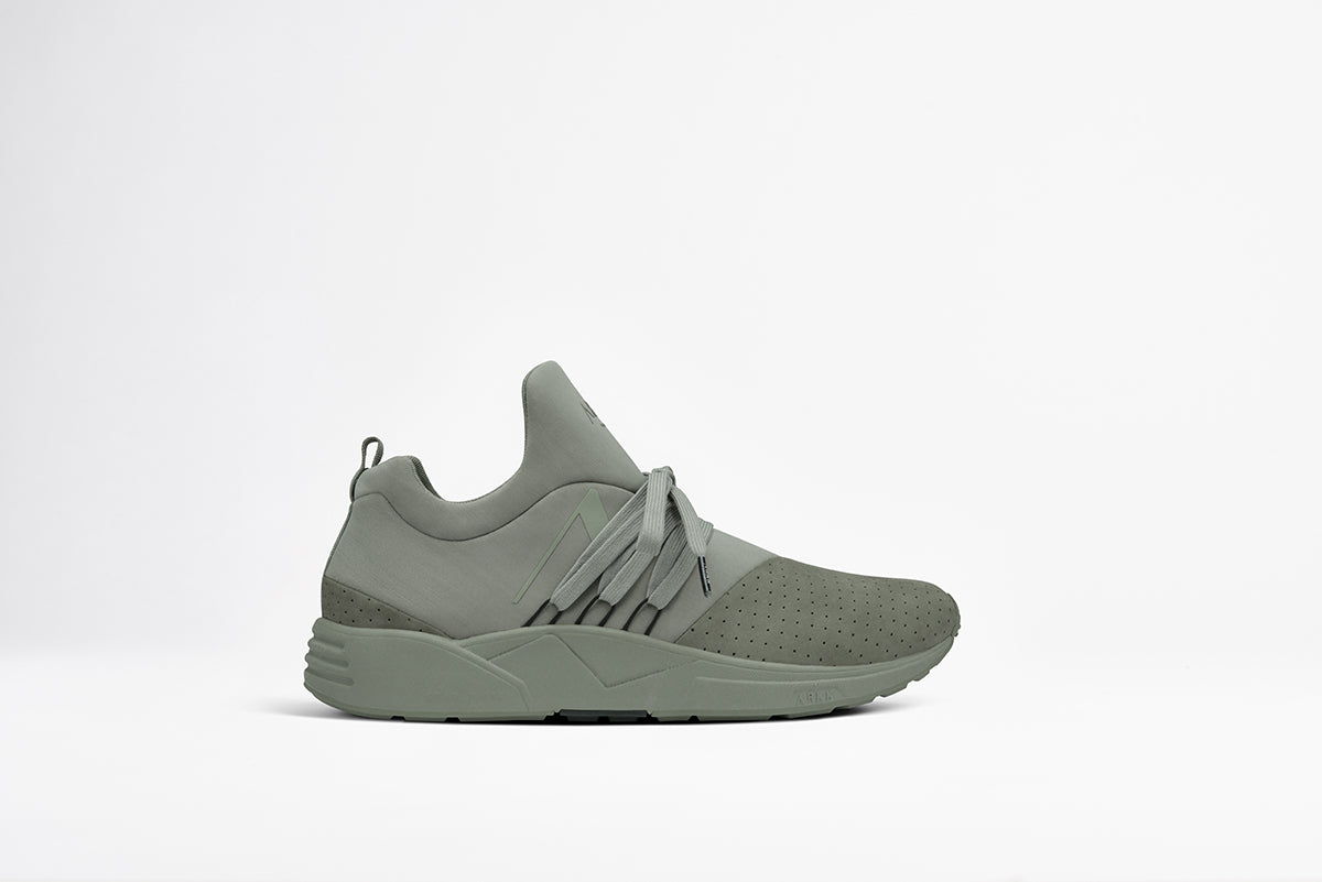 ARKK Collection Raven Nubuck S-E15 | Granite Green | Women Raven Granite Green