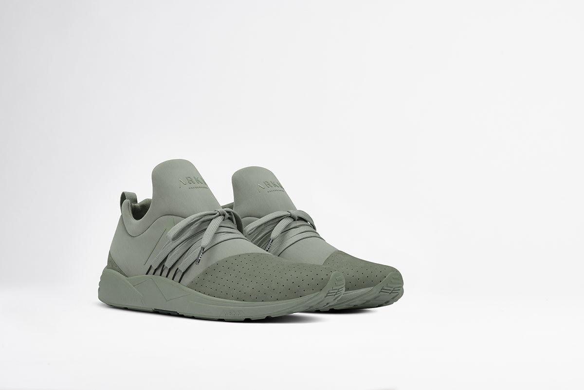 ARKK Collection Raven Nubuck S-E15 | Granite Green | Women Raven Granite Green