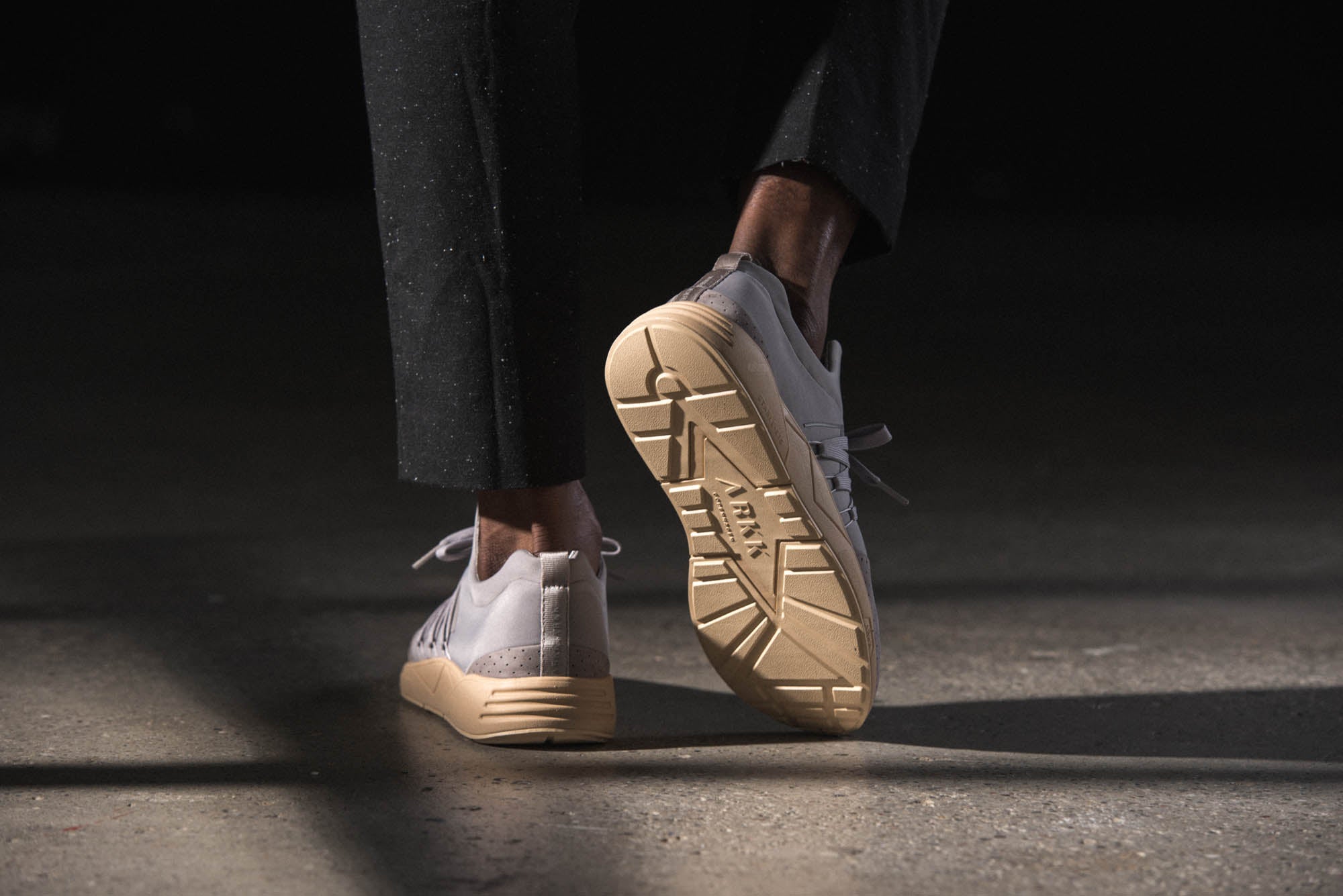 ARKK Collection Raven Nubuck S-E15 Grey Tan - Men Raven Grey