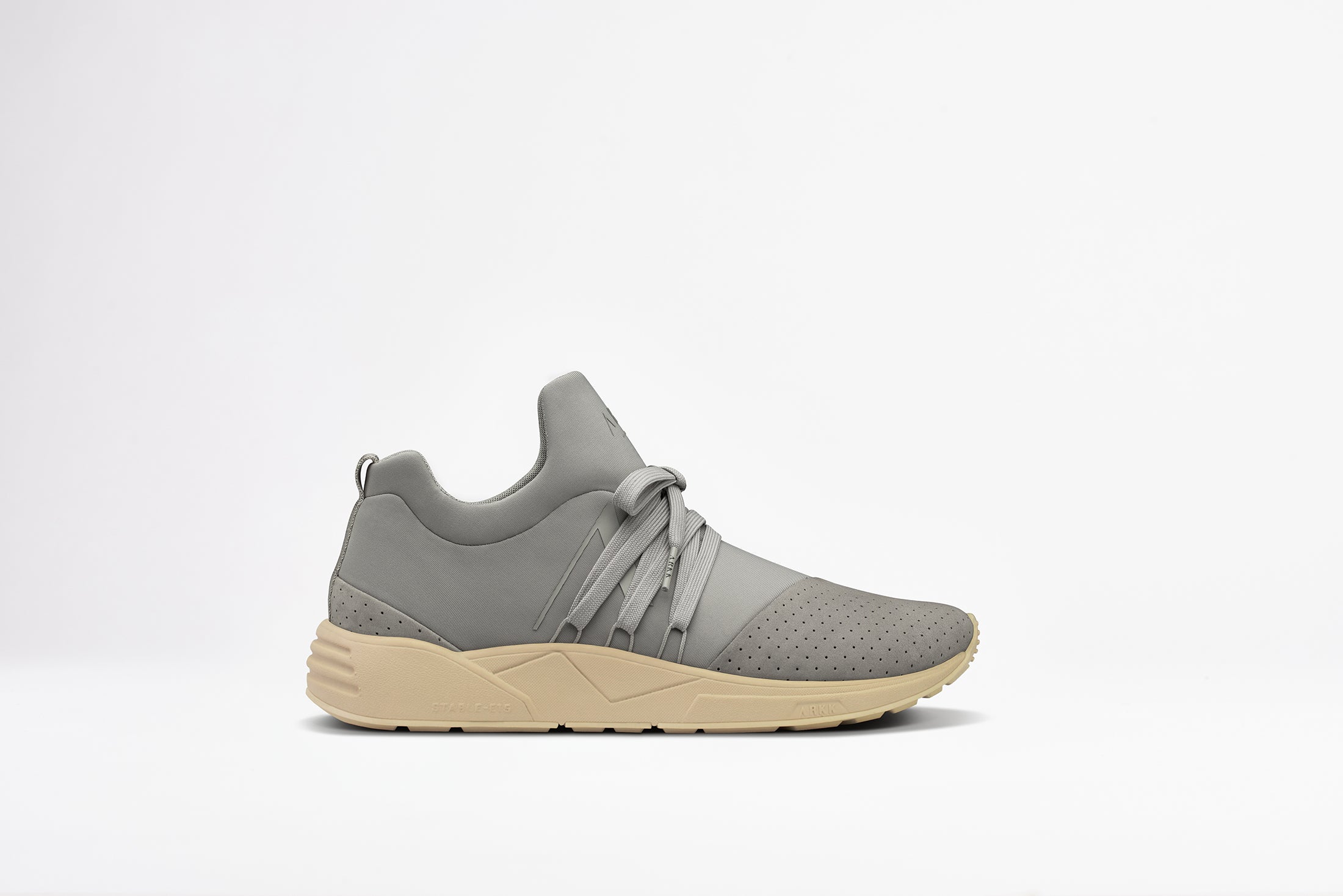 ARKK Collection Raven Nubuck S-E15 Grey Tan - Men Raven Grey