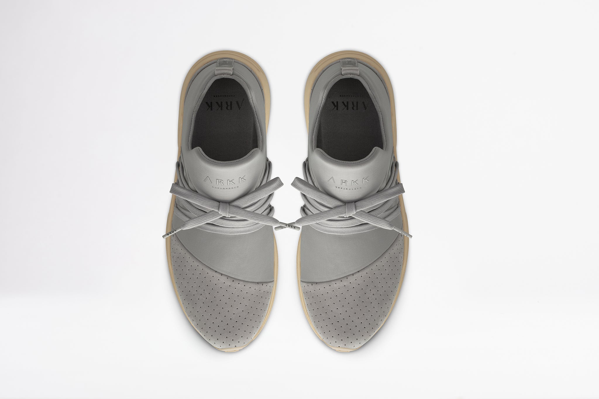 ARKK Collection Raven Nubuck S-E15 Grey Tan - Men Raven Grey