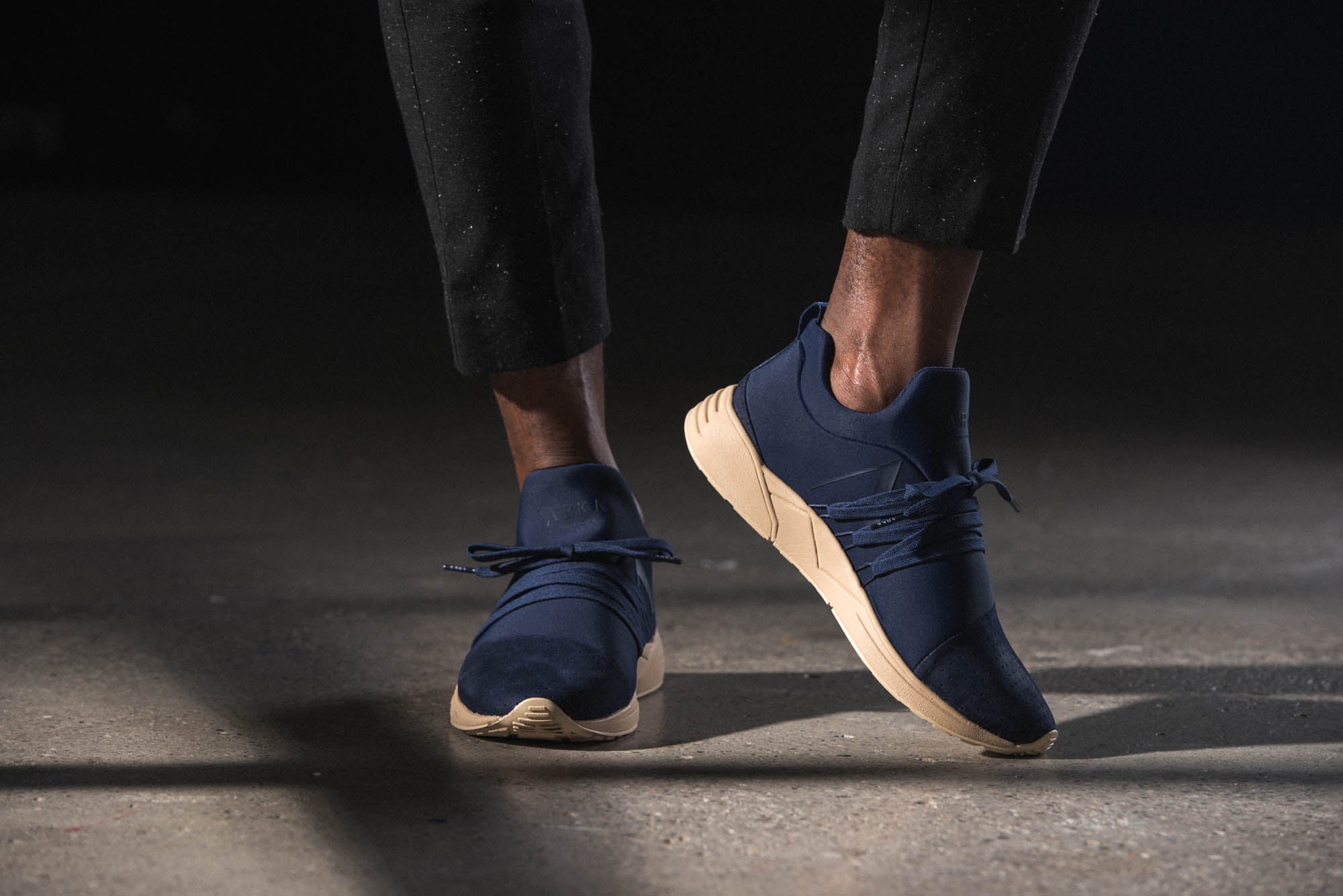 ARKK Collection Raven Nubuck S-E15 Navy Tan - Men Raven Navy