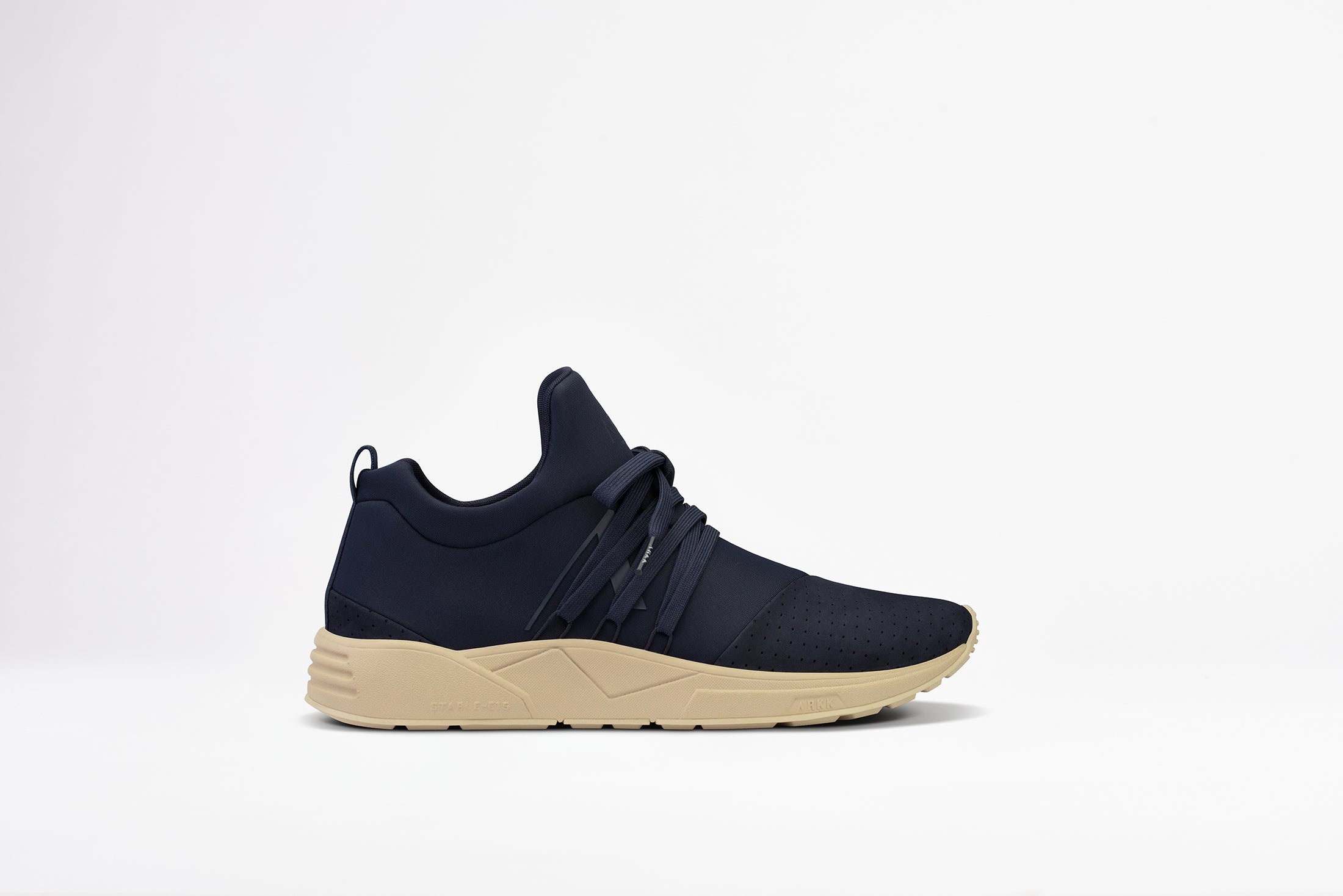 ARKK Collection Raven Nubuck S-E15 Navy Tan - Men Raven Navy