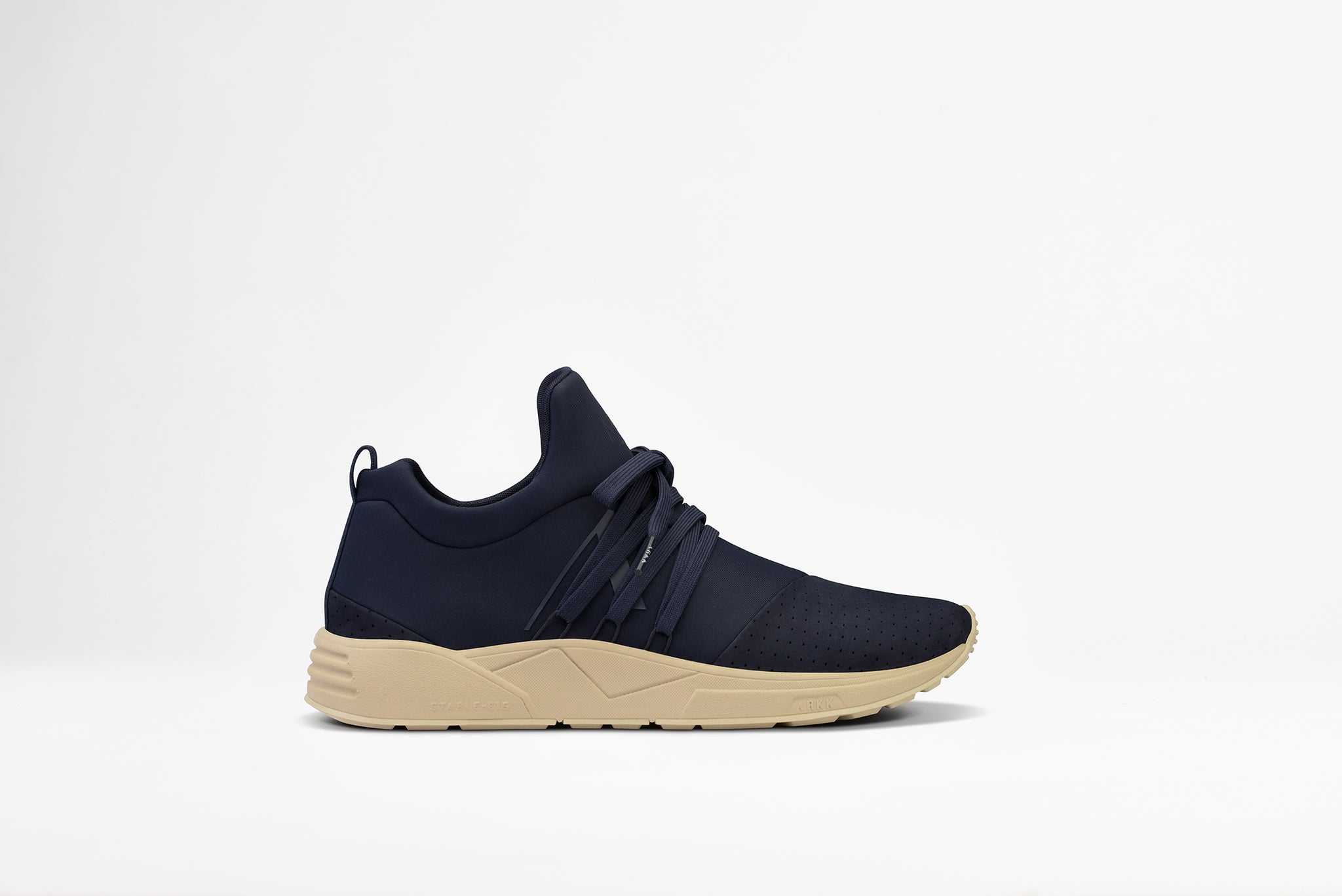ARKK Collection Raven Nubuck S-E15 Navy Tan - Women Raven Navy
