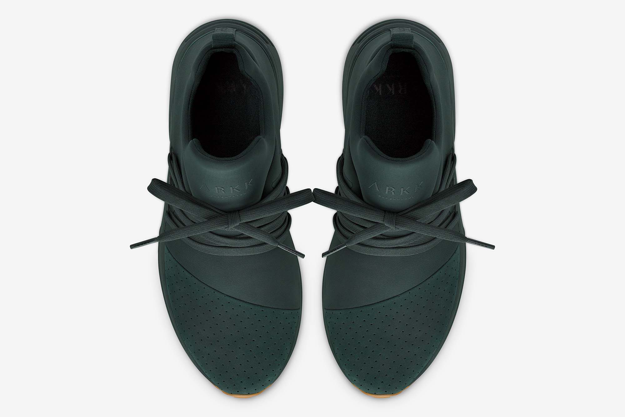ARKK Collection Raven Nubuck S-E15 Pine Green Gum - Men Raven Pine Green