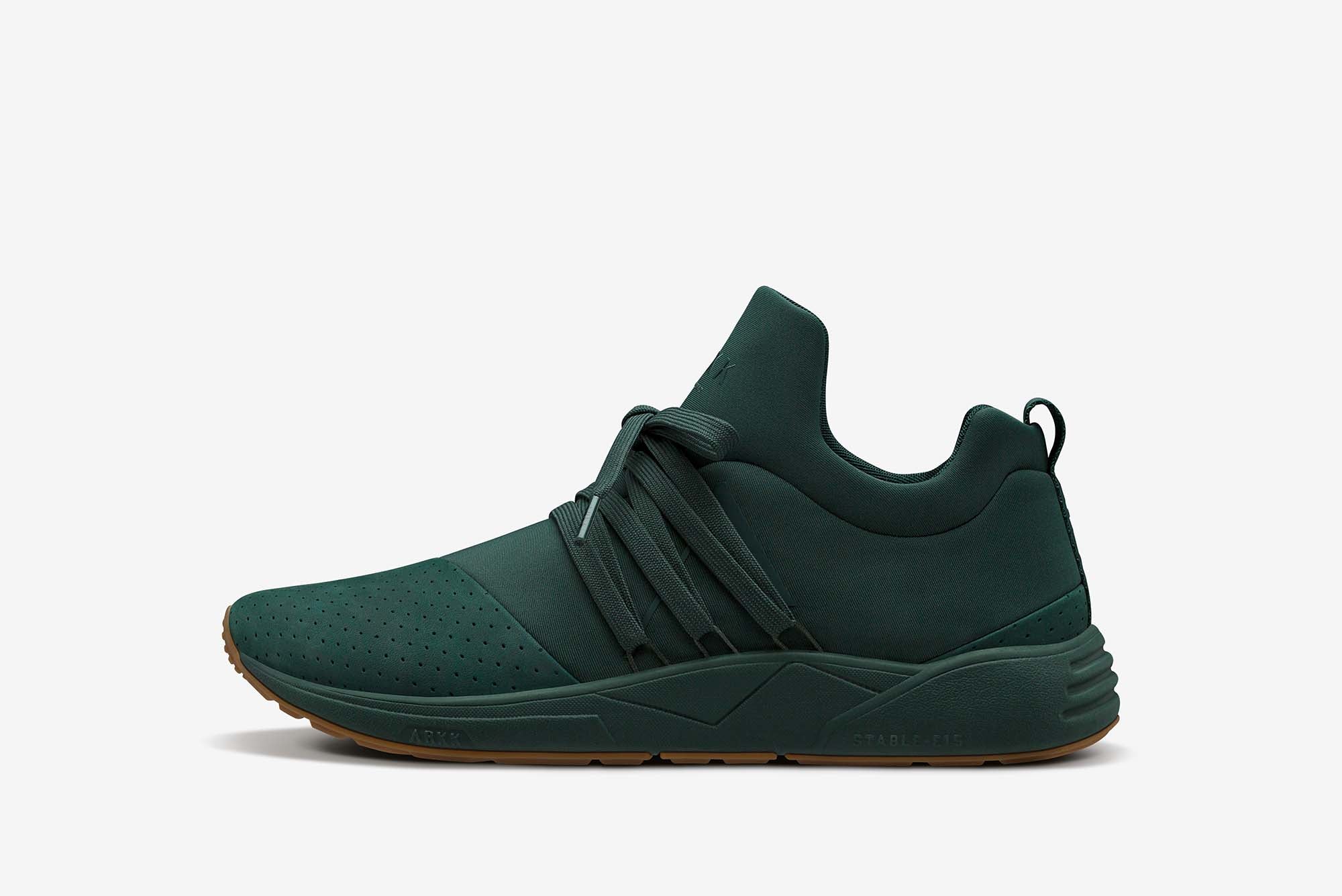 ARKK Collection Raven Nubuck S-E15 Pine Green Gum - Men Raven Pine Green