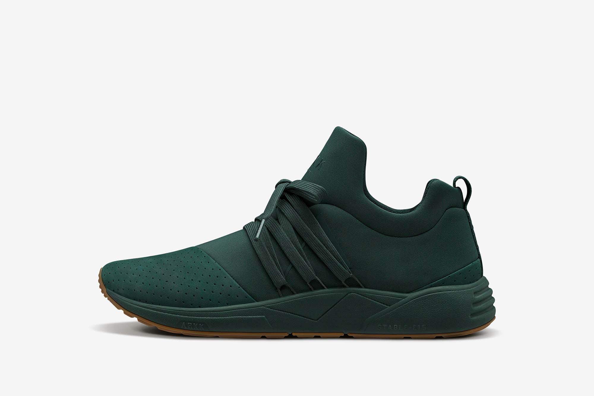 ARKK Collection Raven Nubuck S-E15 Pine Green Gum - Women Raven Pine Green