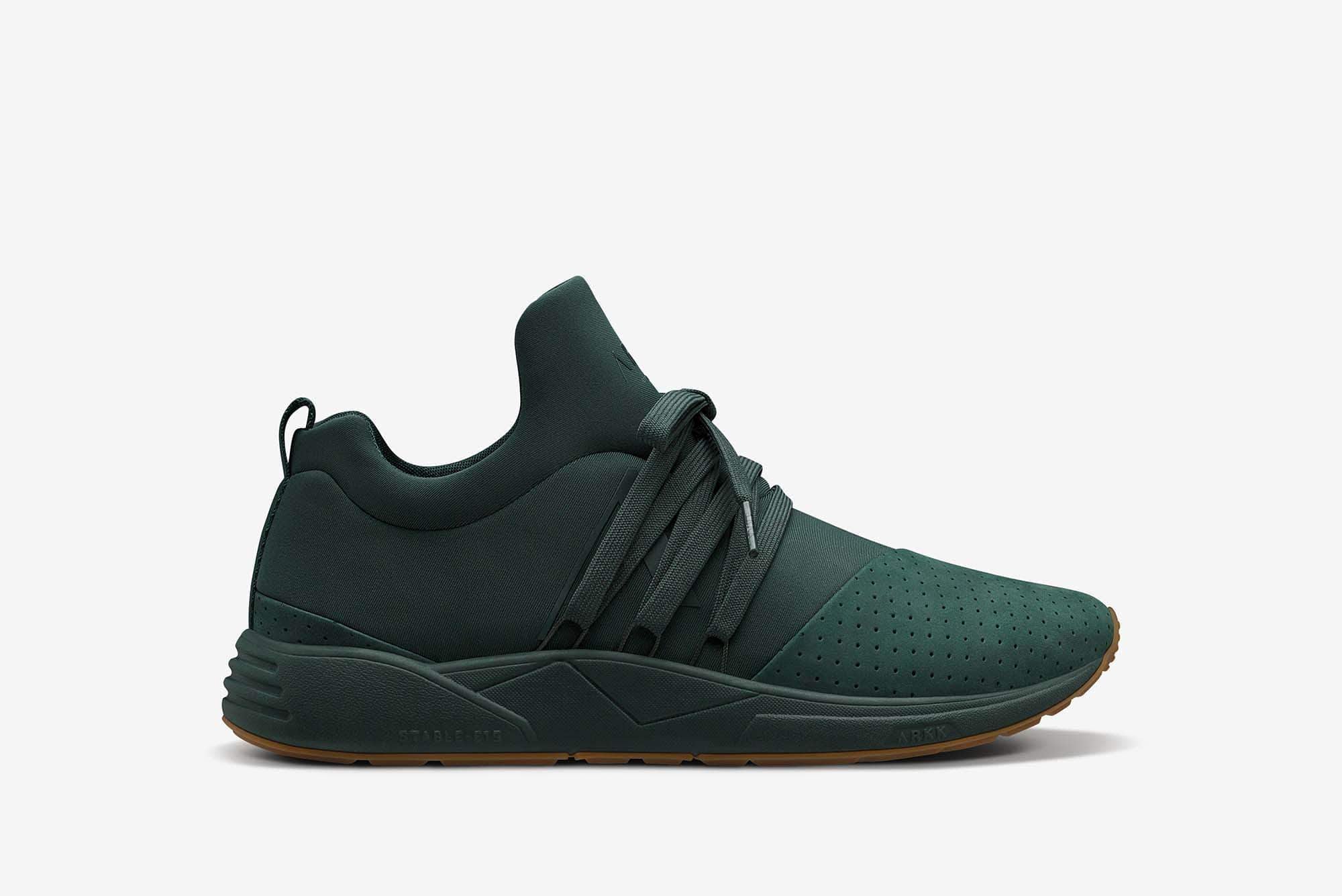 ARKK Collection Raven Nubuck S-E15 Pine Green Gum - Women Raven Pine Green