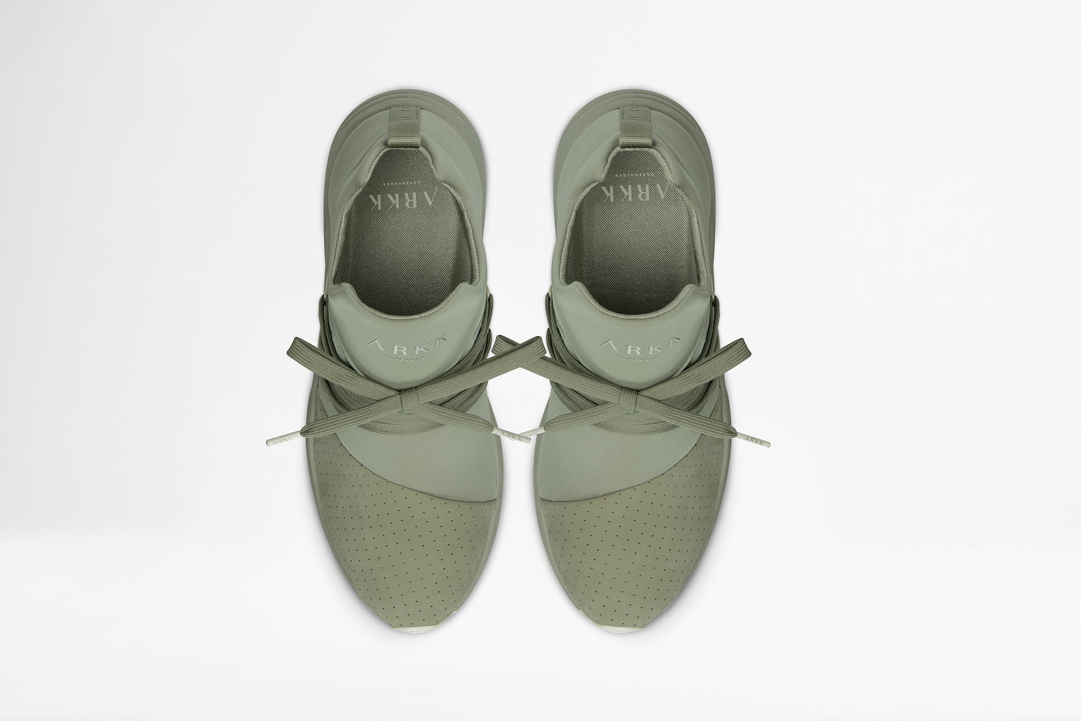 ARKK Collection Raven Nubuck S-E15 Soft Army Creme - Men Raven Soft Army