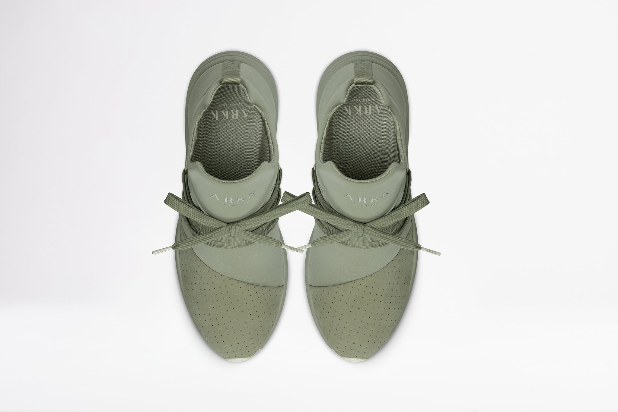 ARKK Collection Raven Nubuck S-E15 Soft Army Creme - Men Raven Soft Army