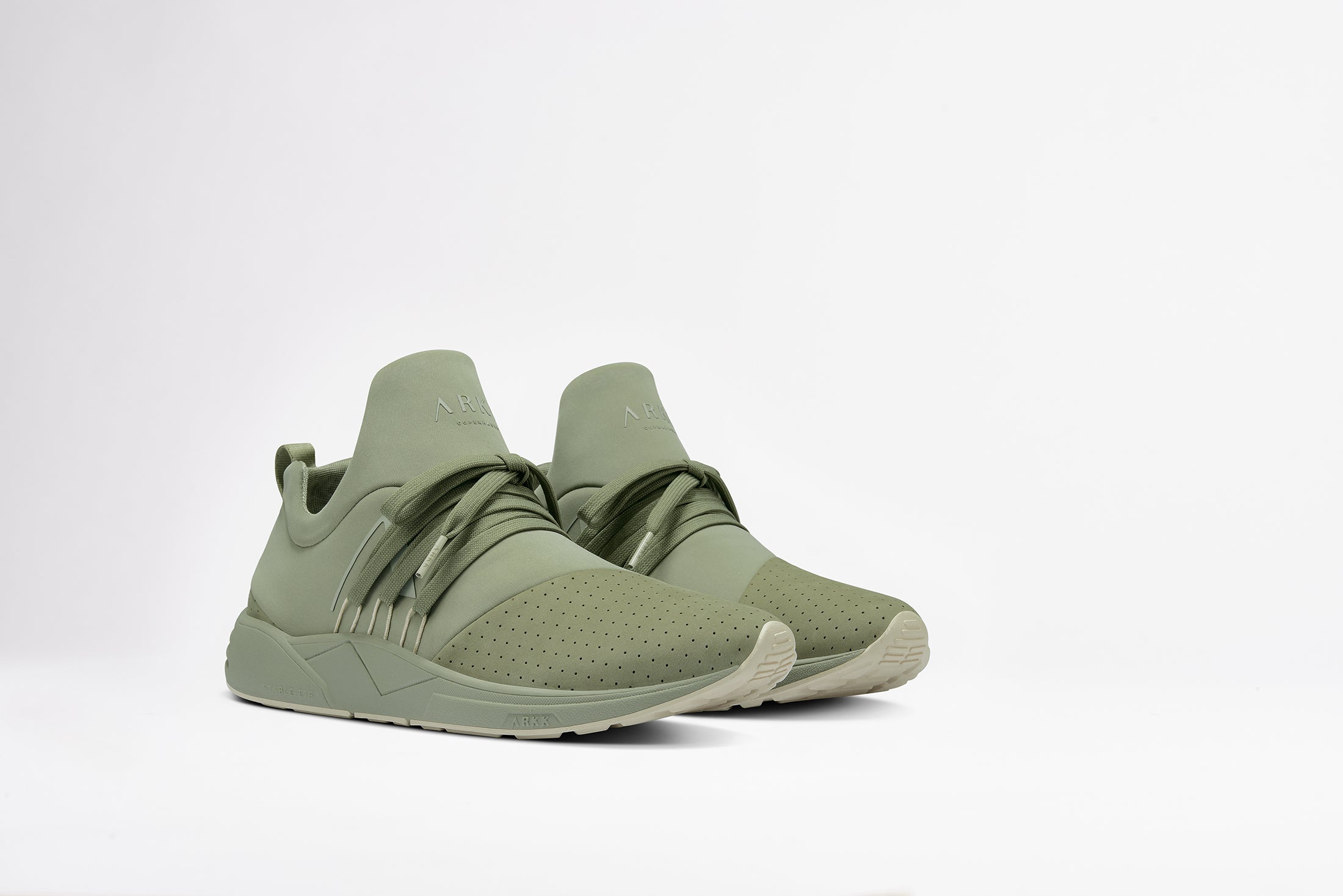 ARKK Collection Raven Nubuck S-E15 Soft Army Creme - Women Raven Soft Army