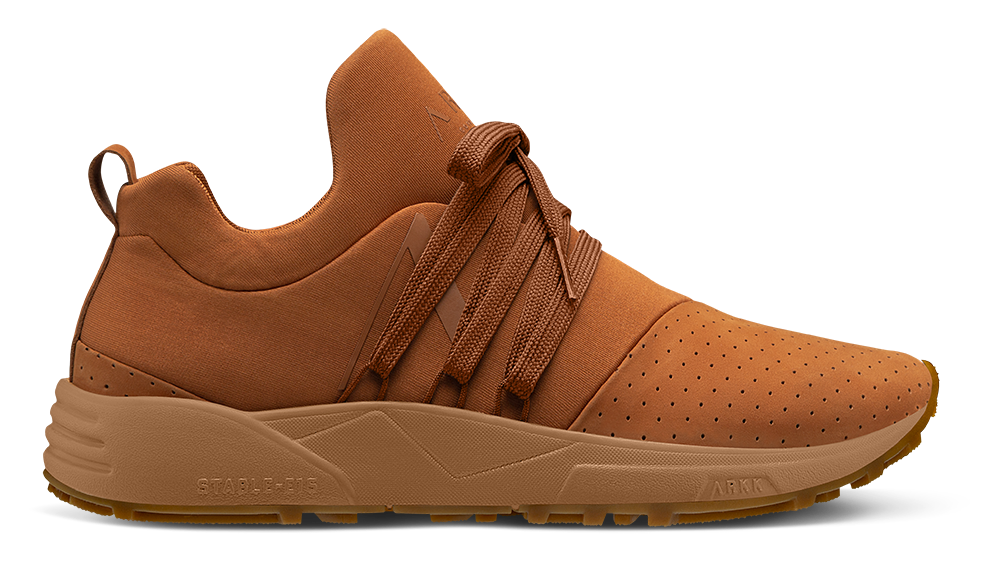 ARKK Collection Raven Nubuck S-E15 Vibram | Caramel Cafe Brown Gum | Men Raven