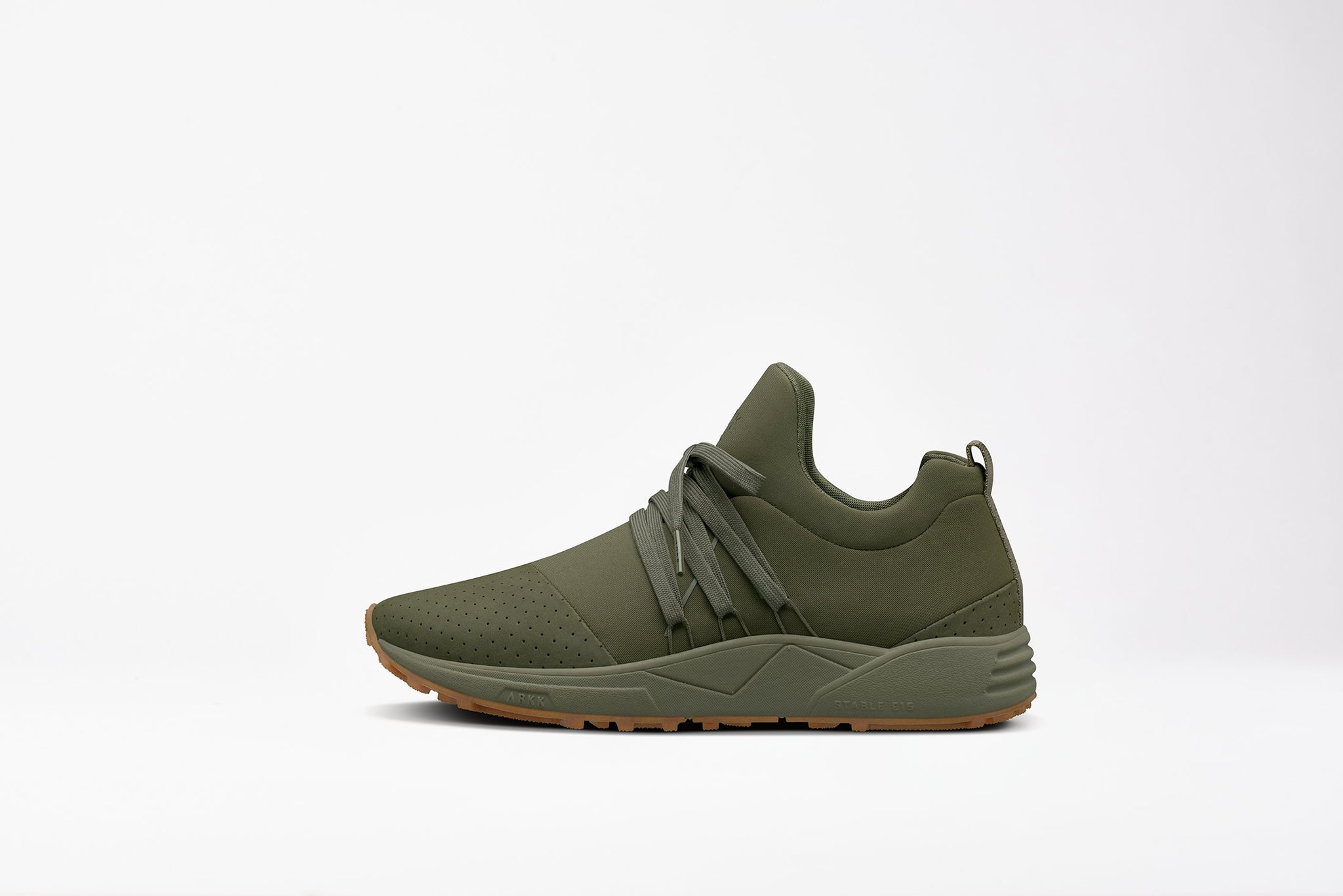 ARKK Copenhagen - Main Line Raven Nubuck S-E15 Vibram® Dark Army Gum-Men Raven Dark Army