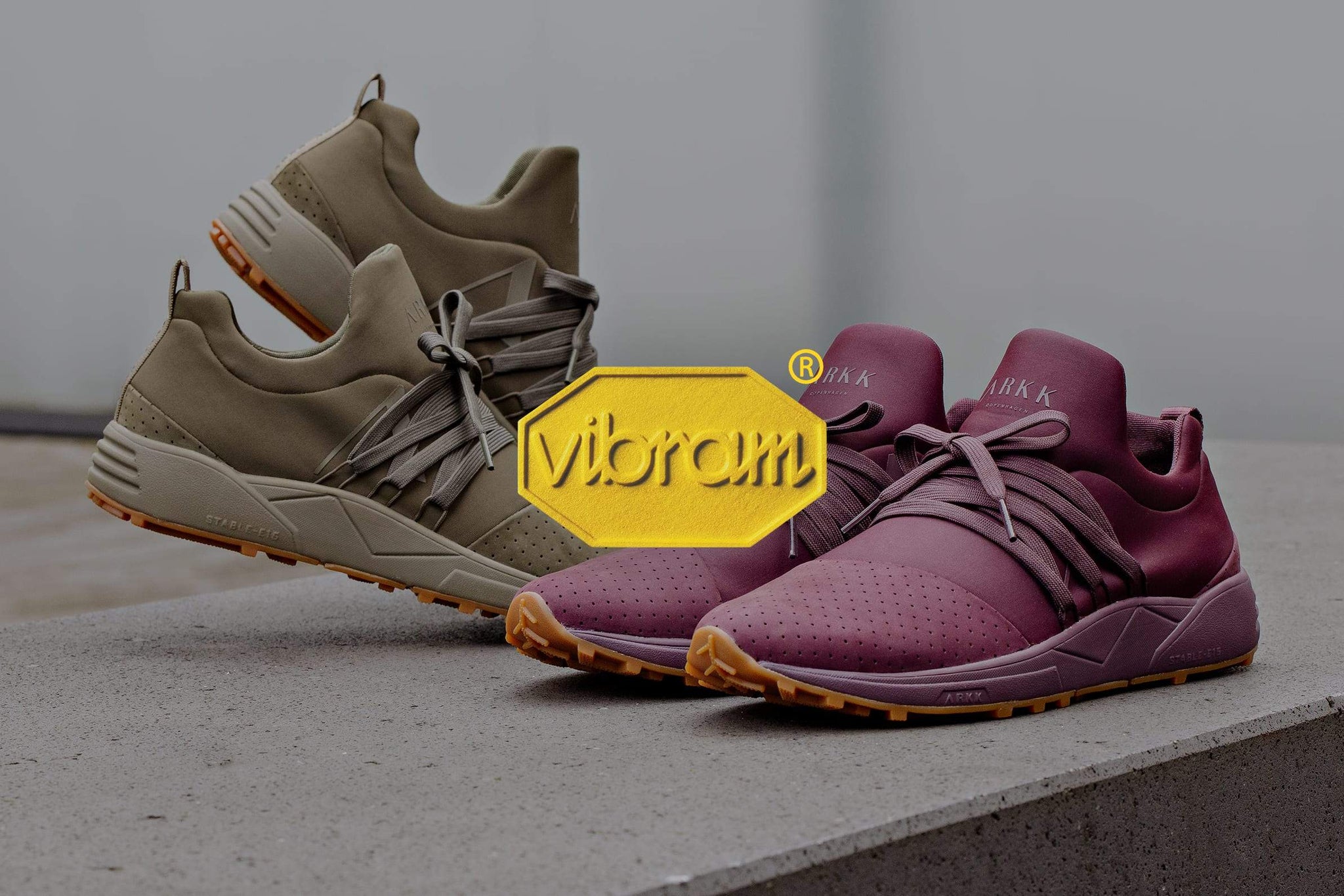 ARKK Copenhagen - Main Line Raven Nubuck S-E15 Vibram® Dark Army Gum-Women Raven Dark Army
