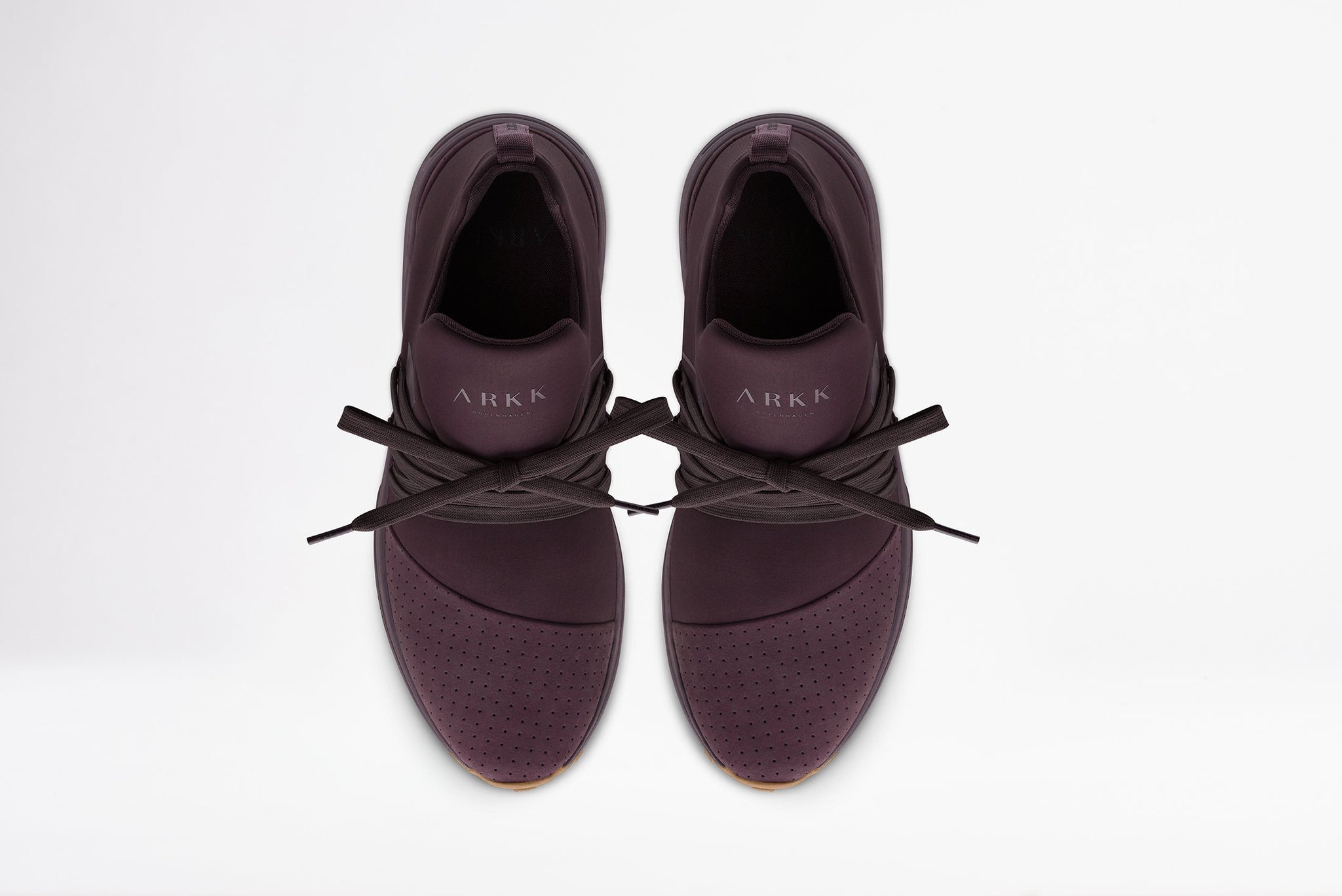 ARKK Copenhagen - Main Line Raven Nubuck S-E15 Vibram® Dark Bordeaux Gum-Men Raven Dark Bordeaux