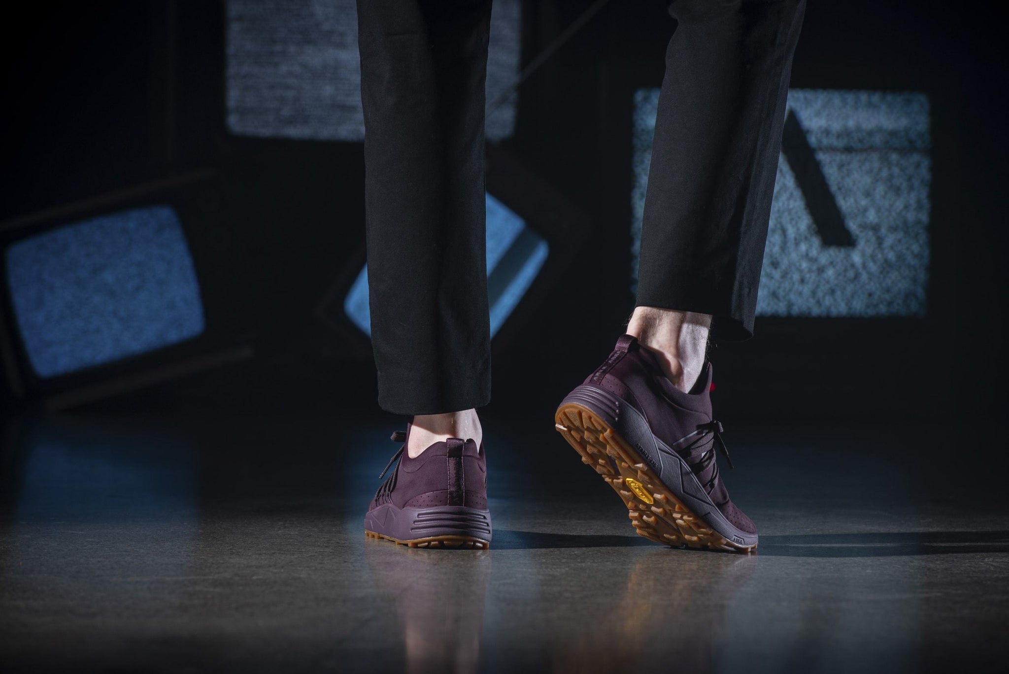 ARKK Copenhagen - Main Line Raven Nubuck S-E15 Vibram® Dark Bordeaux Gum-Men Raven Dark Bordeaux