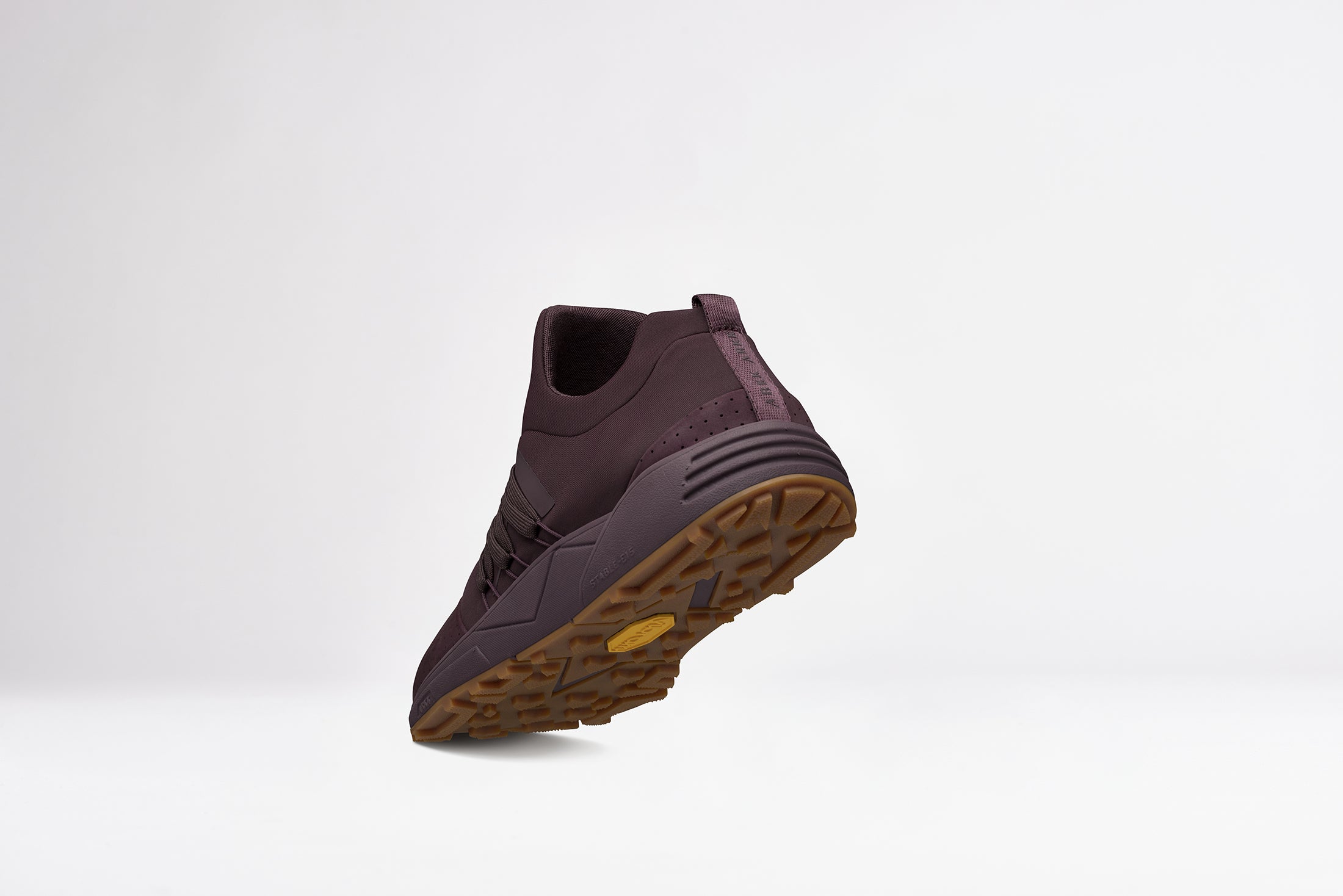 ARKK Collection Raven Nubuck S-E15 Vibram® Dark Bordeaux Gum - Men Raven Dark Bordeaux