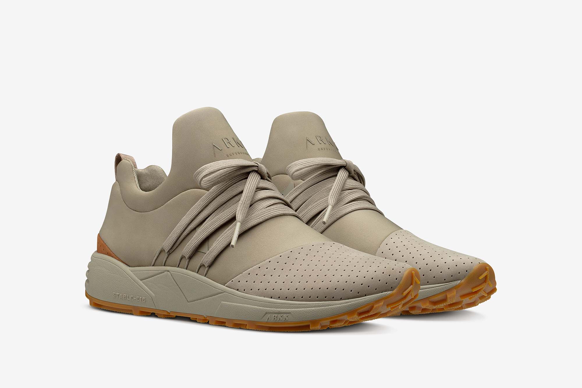 ARKK Collection Raven Nubuck S-E15 Vibram Khaki Gum - Men Raven
