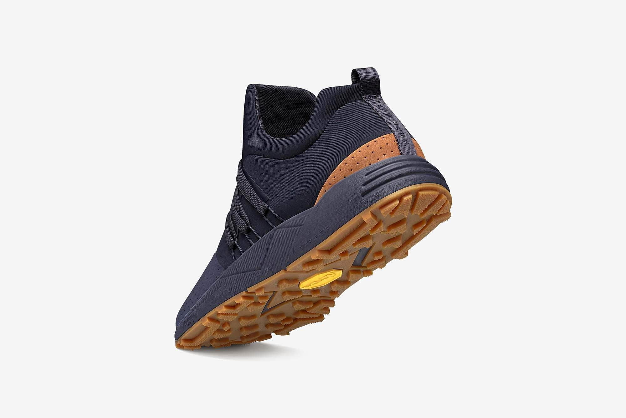 ARKK Collection Raven Nubuck S-E15 Vibram Midnight Gum - Women Raven