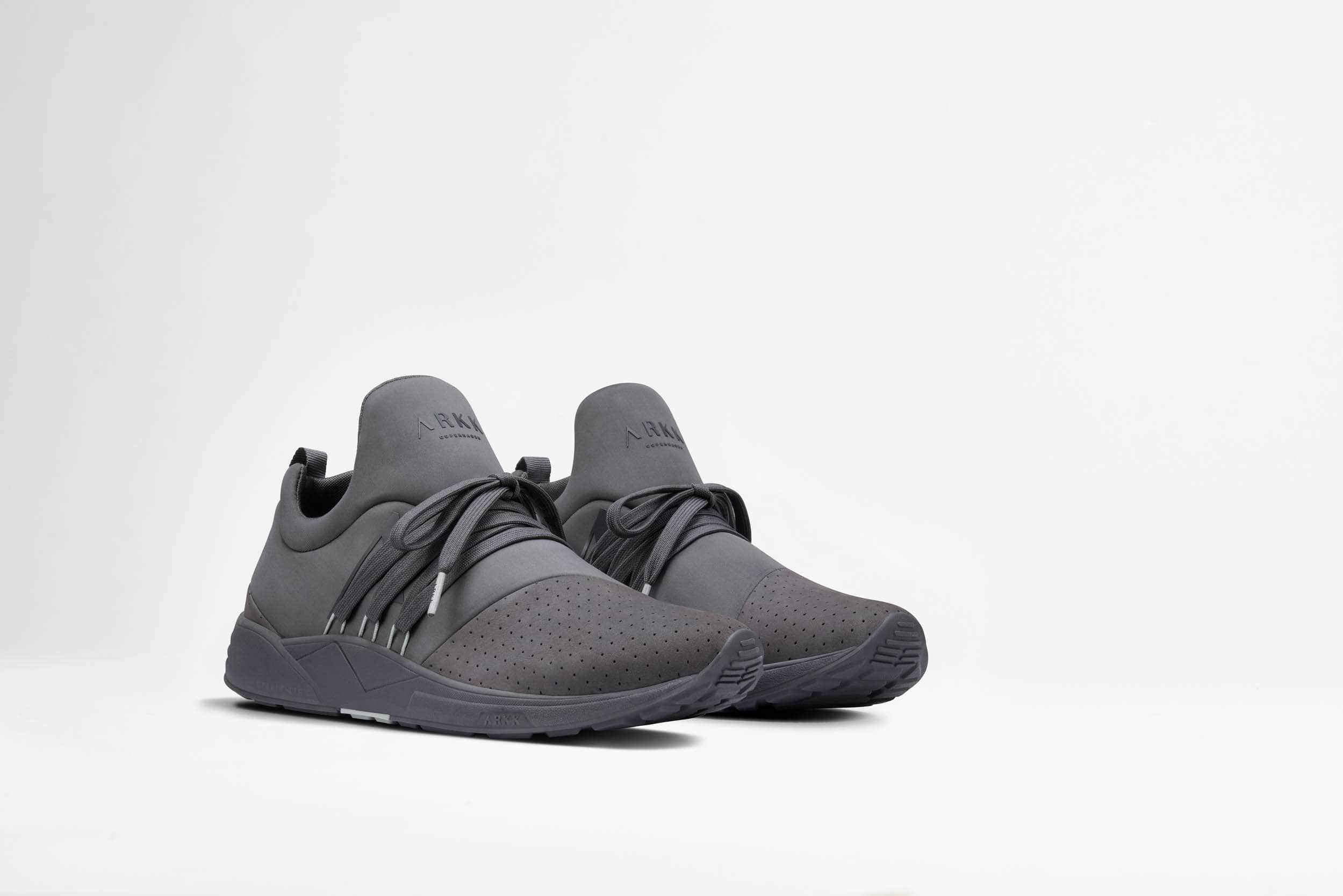 ARKK Collection Raven S-E15 Dark Grey Nubuck - Men Raven Dark Grey