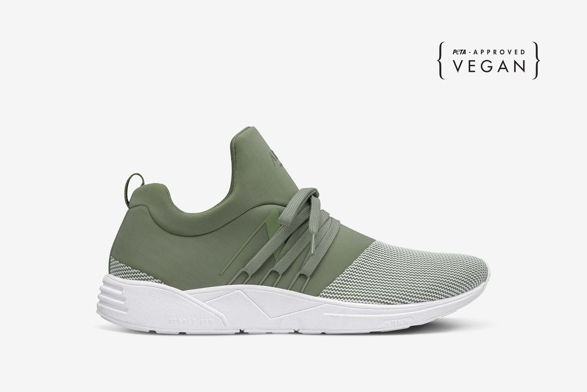 ARKK Collection Raven S-E15 Granite Green Off White Mesh - Women Raven