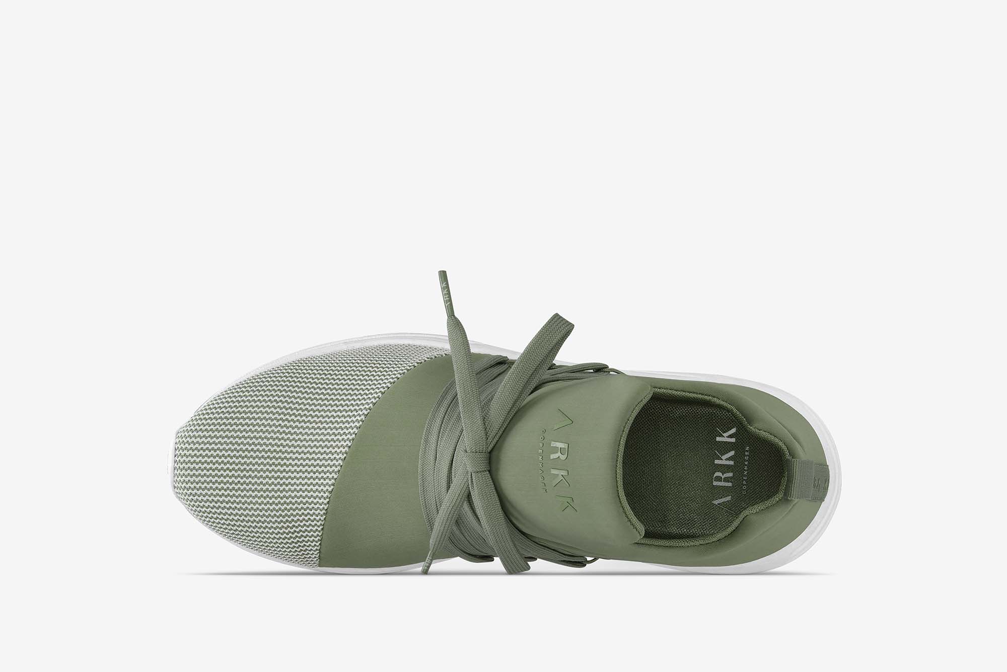ARKK Collection Raven S-E15 | Granite Green Off White Mesh | Women Raven