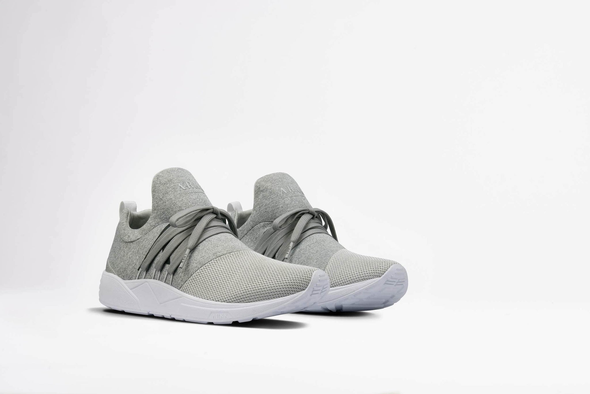 ARKK Collection Raven S-E15 Grey Melange Mesh - Men Raven Light Grey Melange