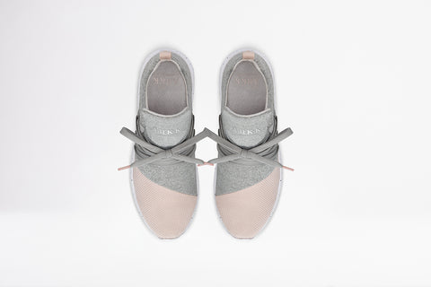 ARKK Collection Raven S-E15 | Grey Melange Soft Pink Spray | Women Raven Light Grey Melange