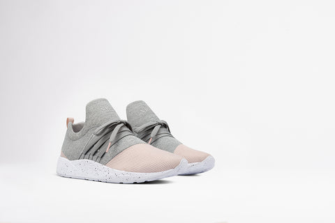 ARKK Collection Raven S-E15 | Grey Melange Soft Pink Spray | Women Raven Light Grey Melange