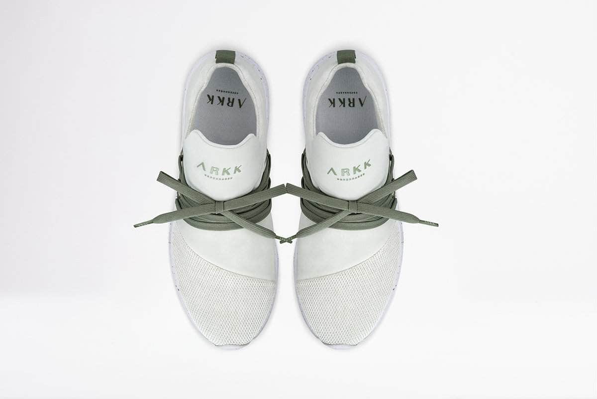 ARKK Collection Raven S-E15 White Granite Green Spray - Men Raven White