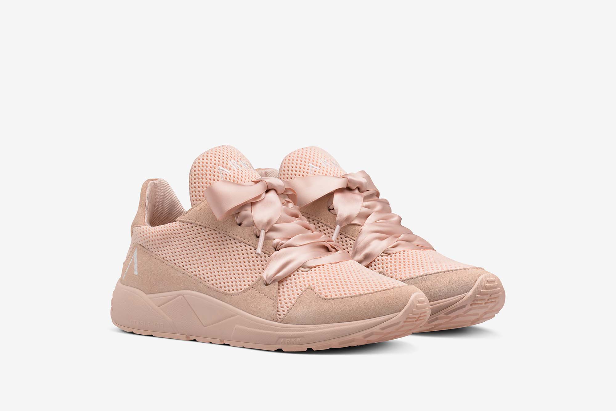 ARKK Collection Serinin Mesh S-E15 Pale Blush White - Women Serinin Pale Blush