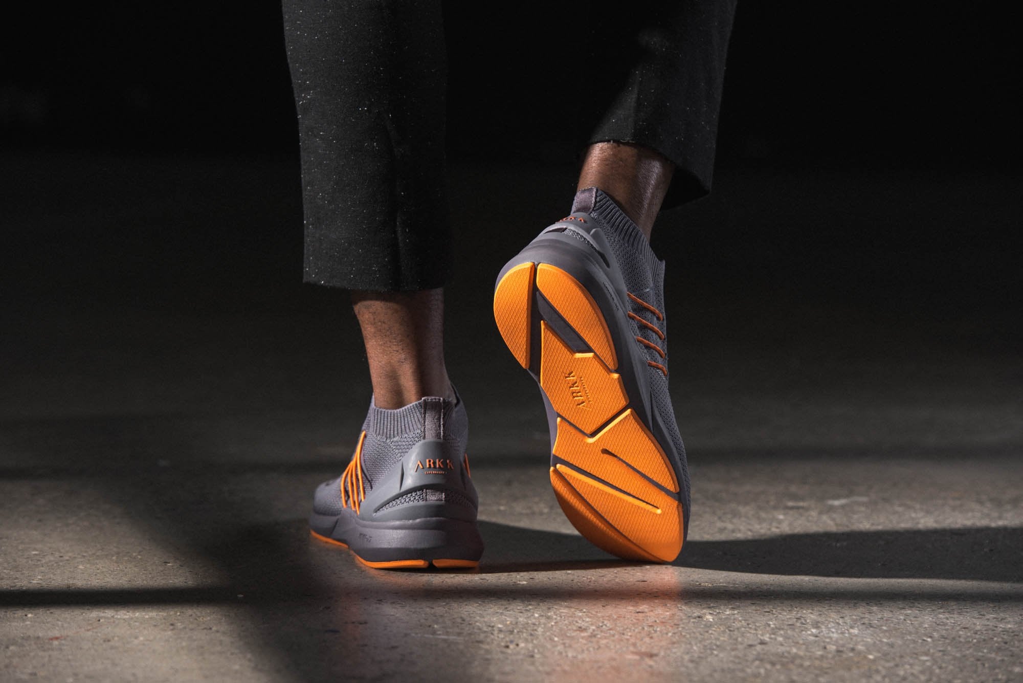 ARKK Copenhagen - Main Line Spyqon  FG H-X1 Shark Grey Orange - Men Spyqon