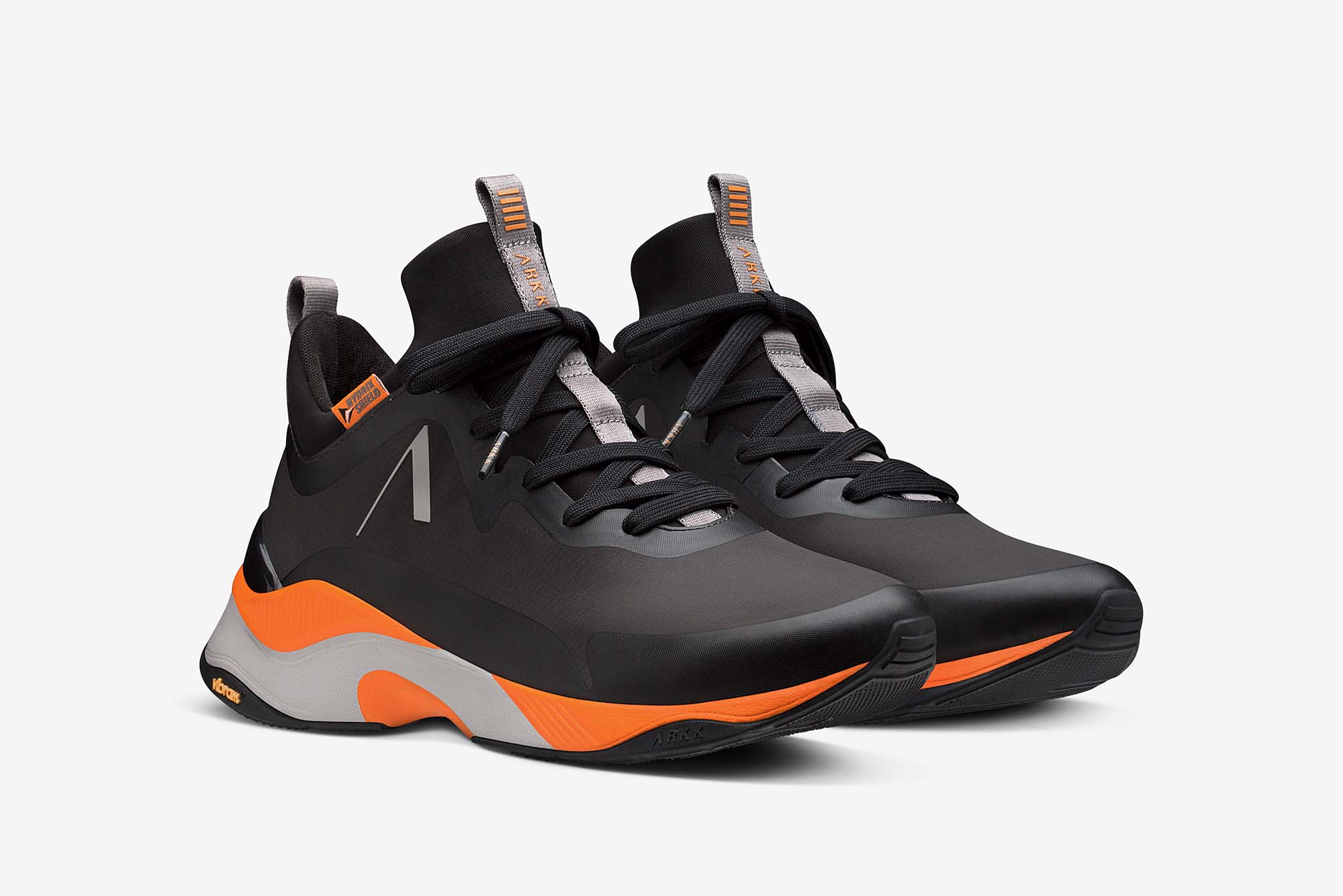 ARKK Collection Stormrydr Nylon HL VULKN Vibram | Black Orange Glory | Women Stormrydr