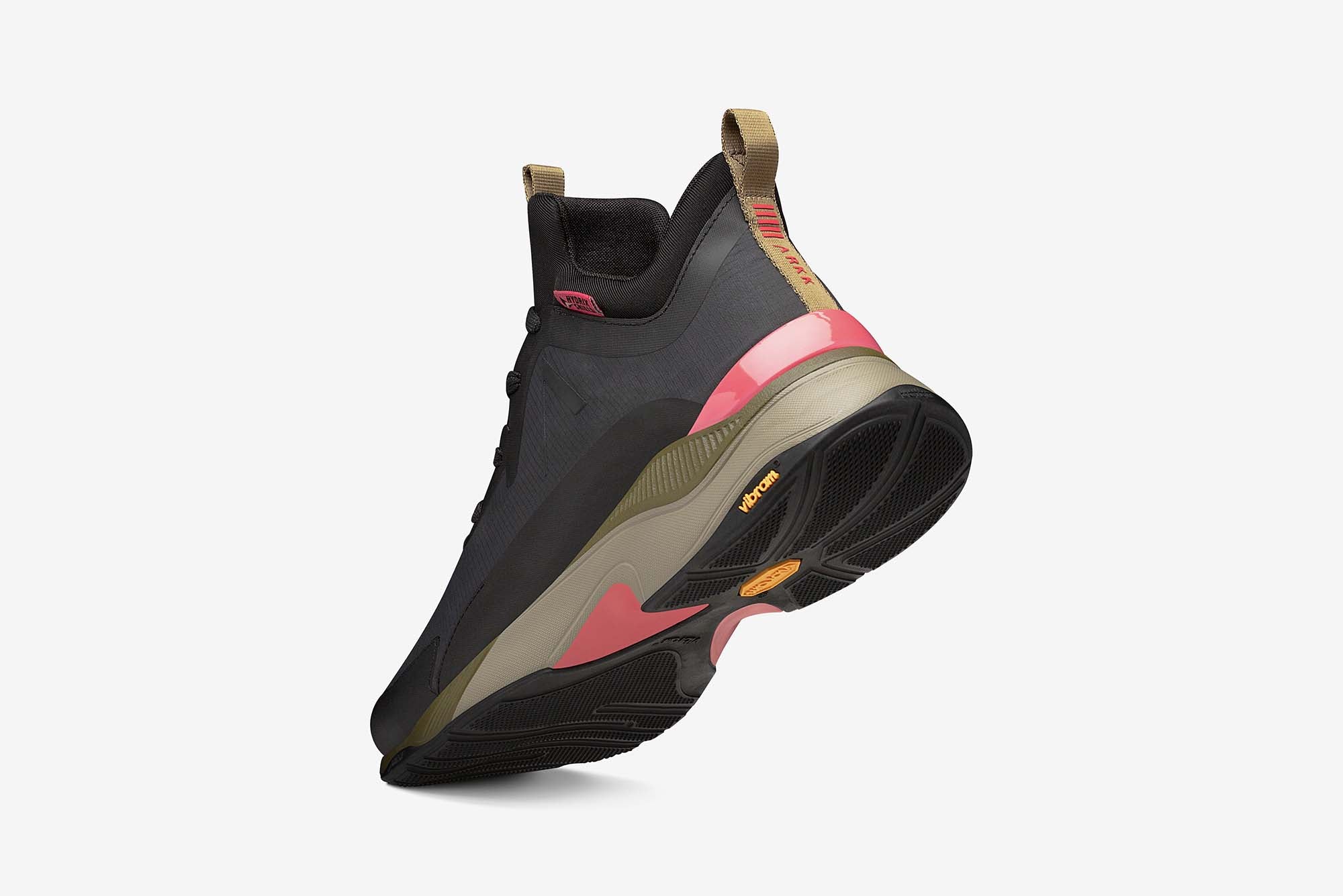 ARKK Collection Stormrydr Nylon HL VULKN Vibram Black Rich Coral - Men Stormrydr