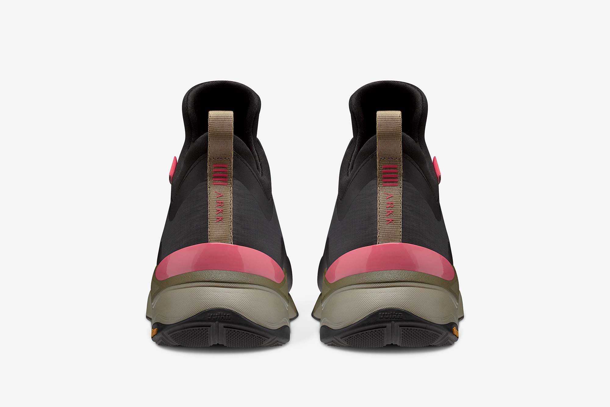 ARKK Collection Stormrydr Nylon HL VULKN Vibram Black Rich Coral - Men Stormrydr