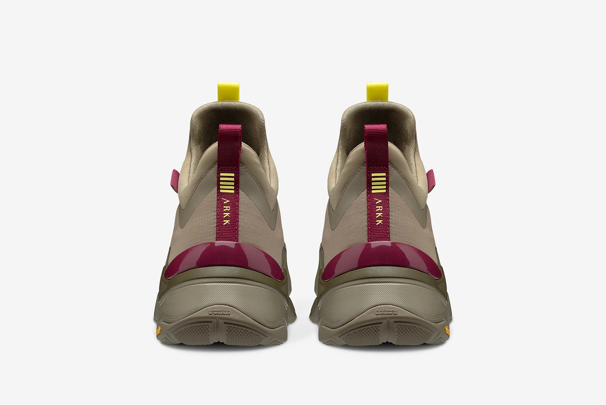 ARKK Collection Stormrydr Nylon HL VULKN Vibram Khaki Ruby - Men Stormrydr