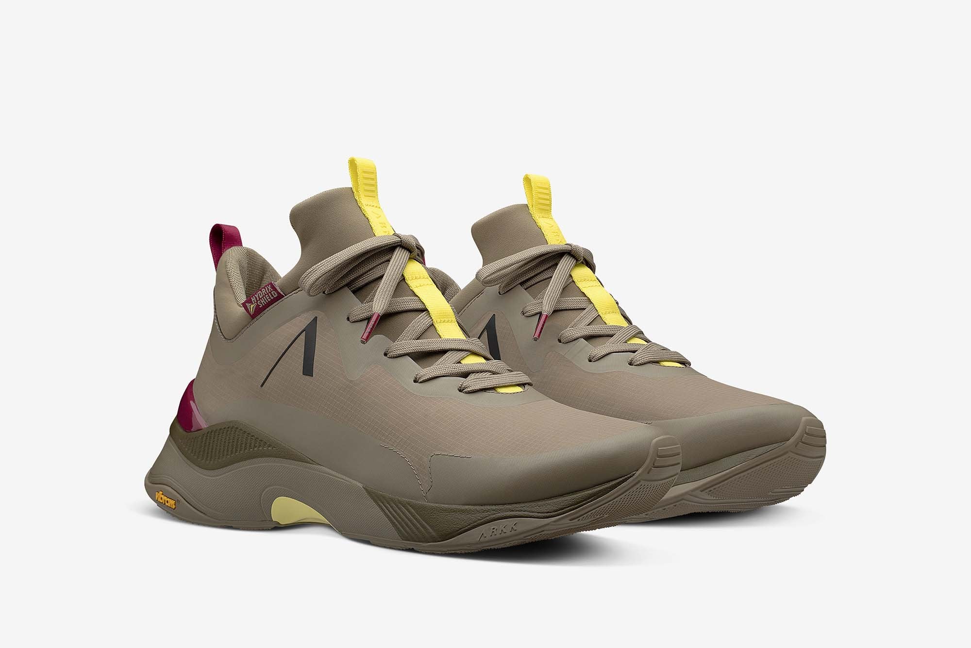 ARKK Collection Stormrydr Nylon HL VULKN Vibram Khaki Ruby - Women Stormrydr