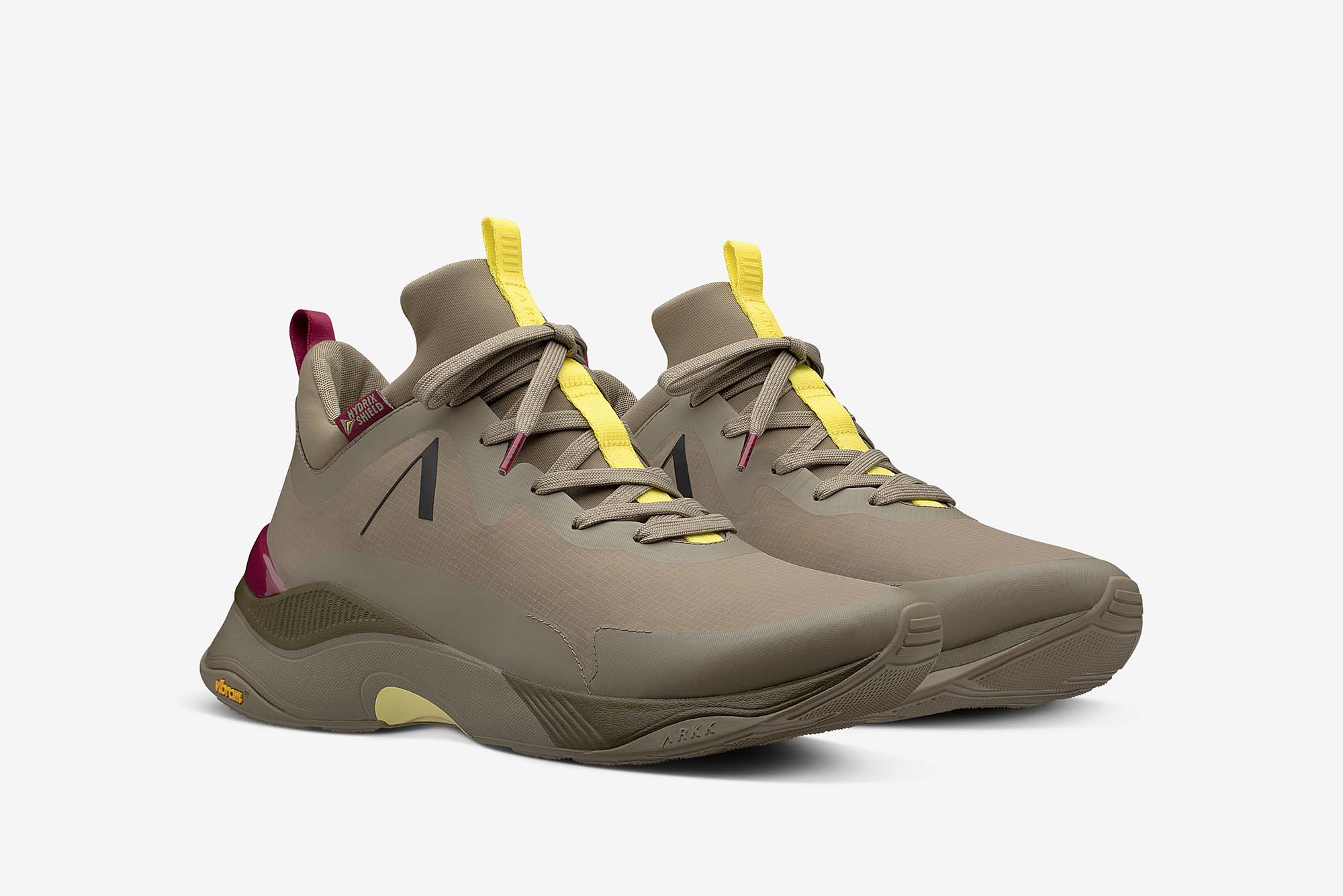 ARKK Collection Stormrydr Nylon HL VULKN Vibram | Khaki Ruby | Women Stormrydr
