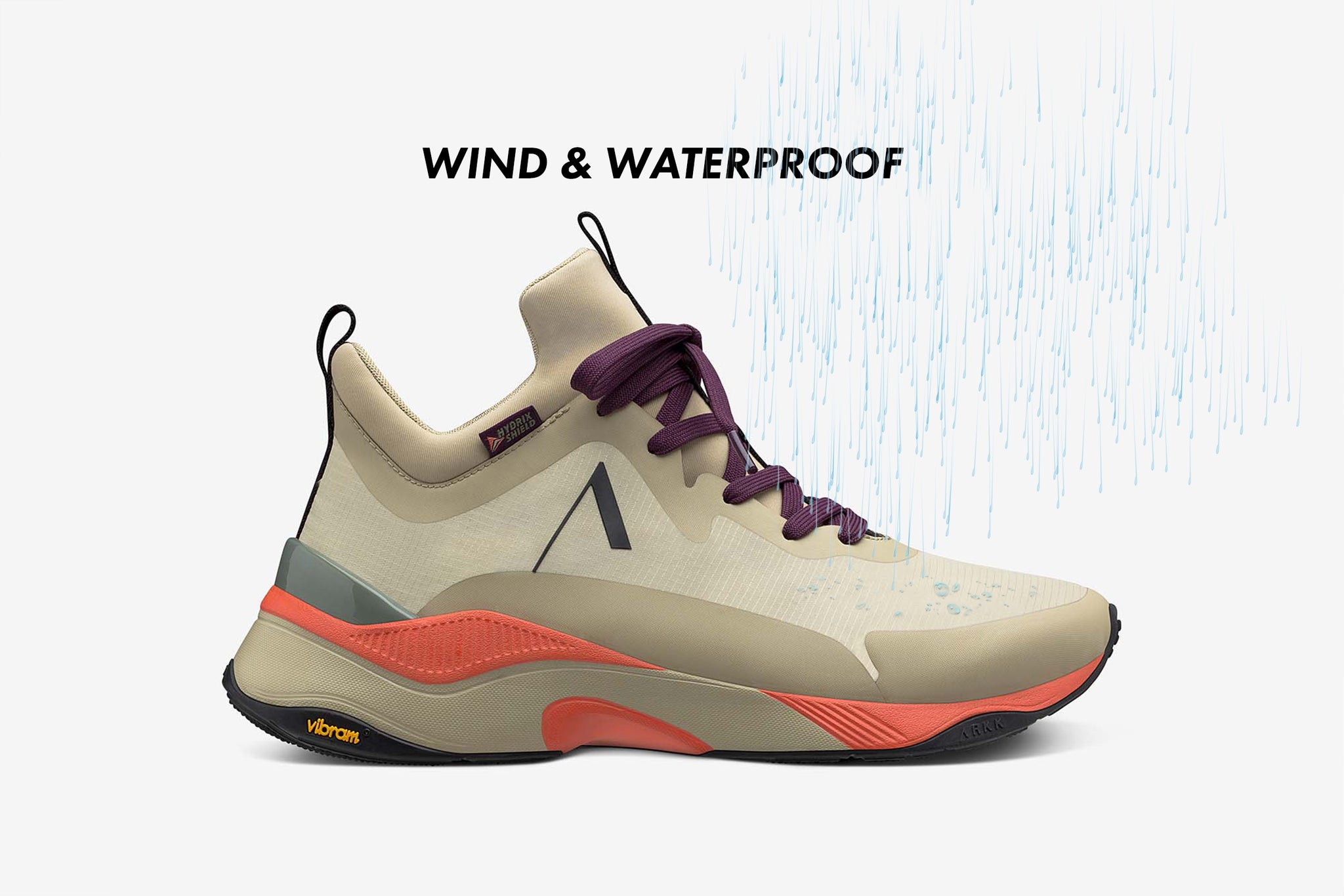 ARKK Collection Stormrydr Nylon HL VULKN Vibram | Safari | Men Stormrydr