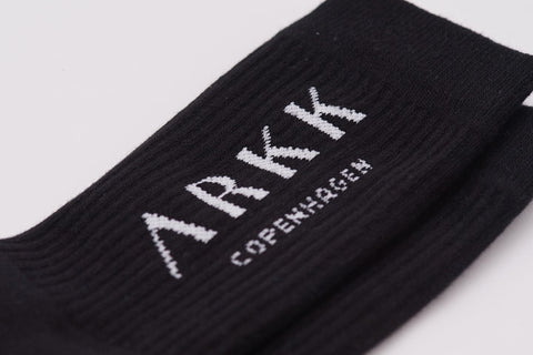 ARKK Accessories The High Sock - Essential Black White The High Sock - Essential Black White