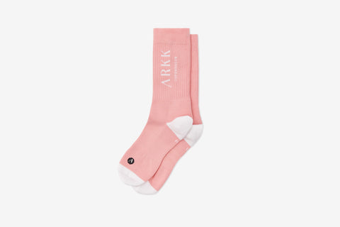 ARKK Accessories The High Sock - Essential Powder Pink White Socks Powder Pink White