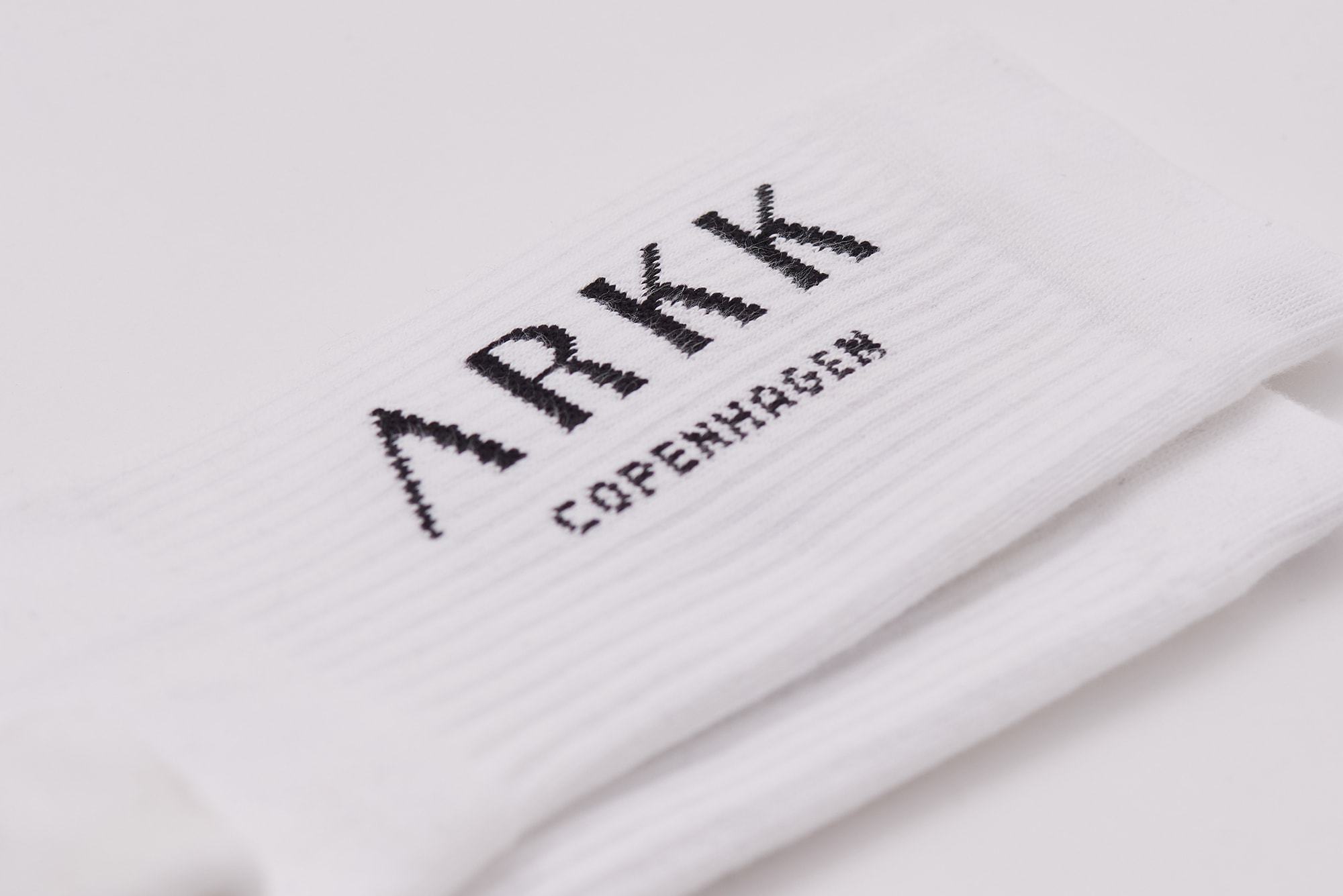 ARKK Accessories The High Sock - Essential White Black The High Sock - Essential White Black