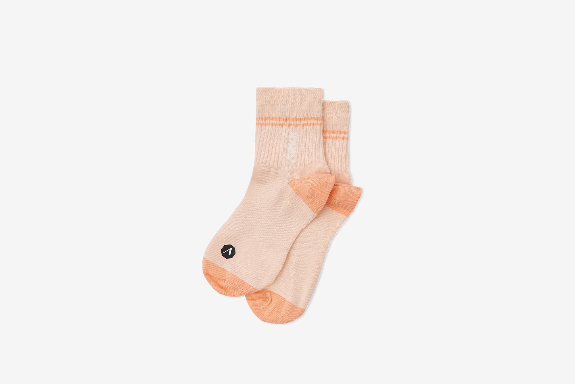 ARKK Accessories The Low Sock Shell Pink Bright Peach Socks Shell Pink Bright Peach