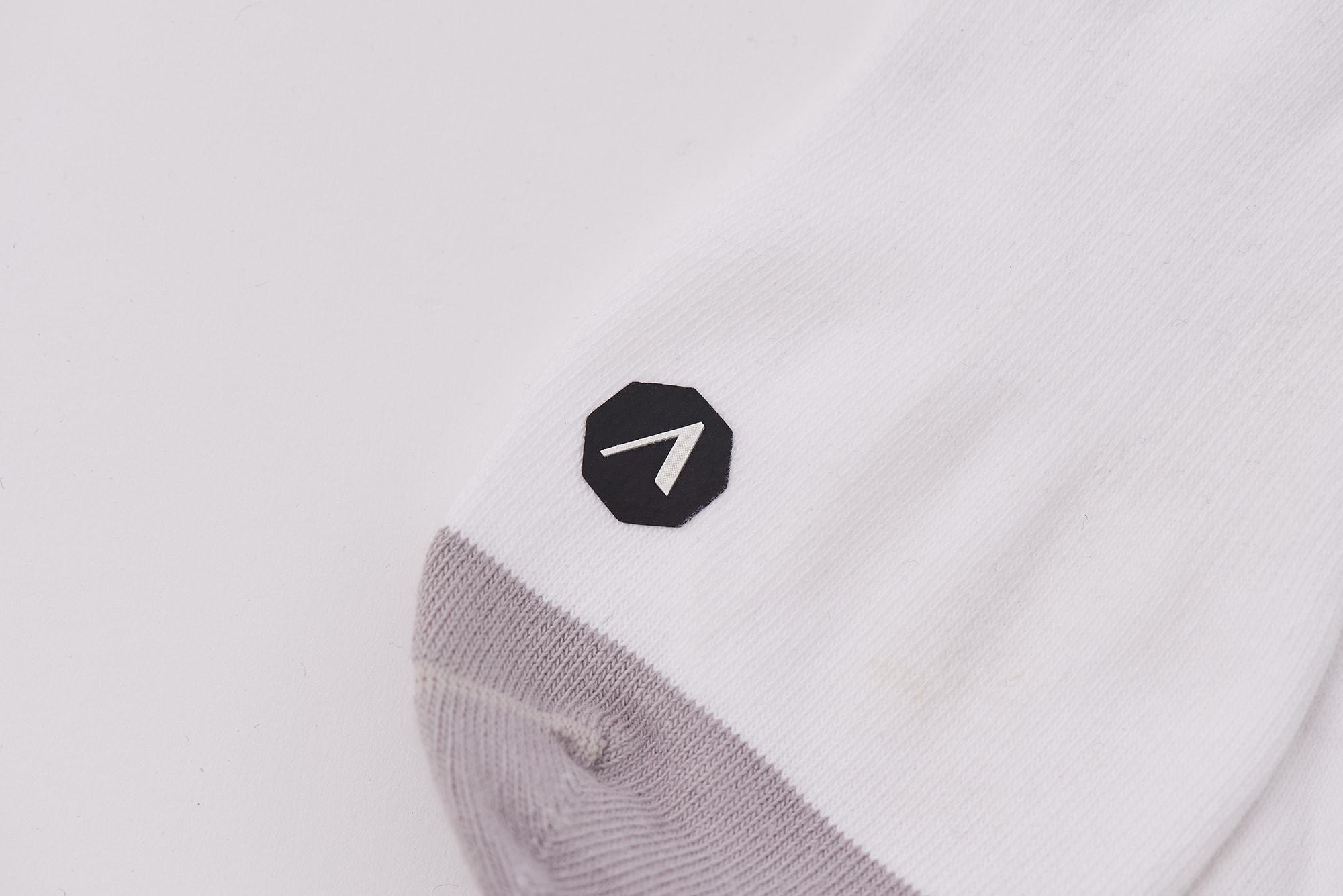 ARKK Accessories The Low Sock White Bright Peach The Low Sock White Bright Peach