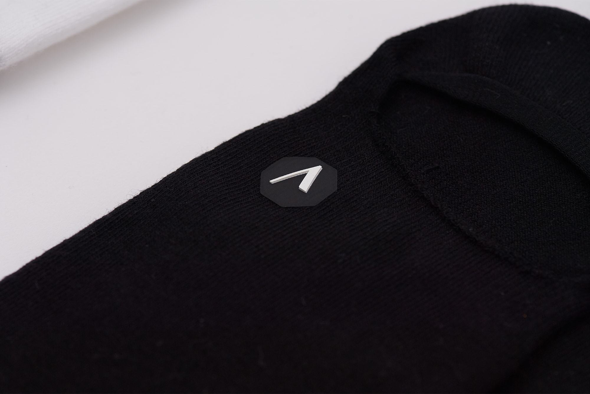 ARKK Accessories The No Show Sock Black White The No Show Sock Black White