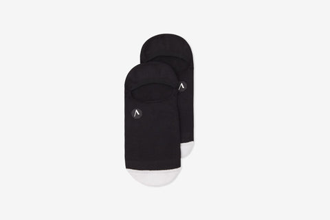 ARKK Accessories The No Show Sock Black White The No Show Sock Black White