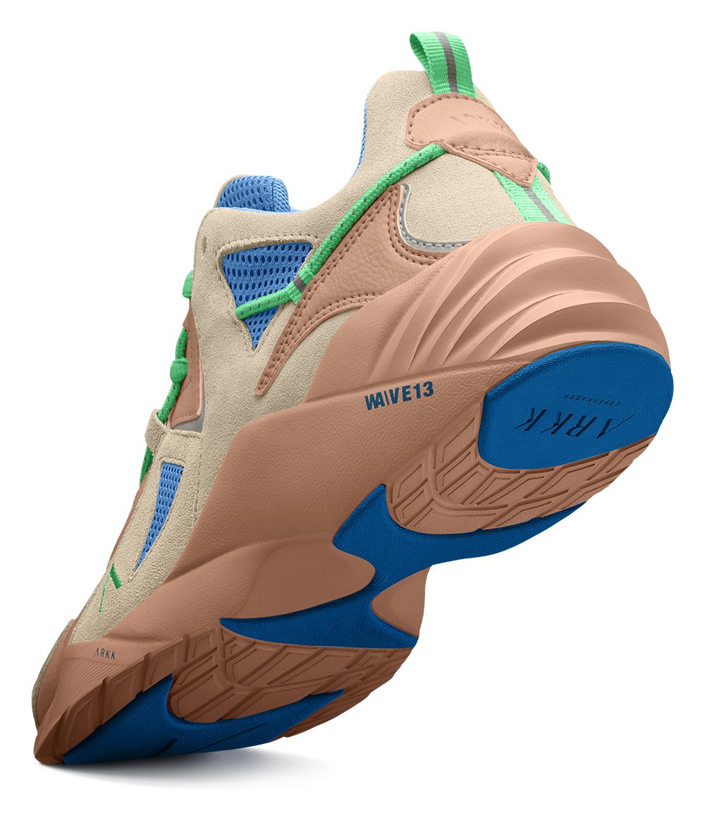 ARKK Collection Tuzon Suede W13 | Dusty Brown Baby Blue | Women Tuzon