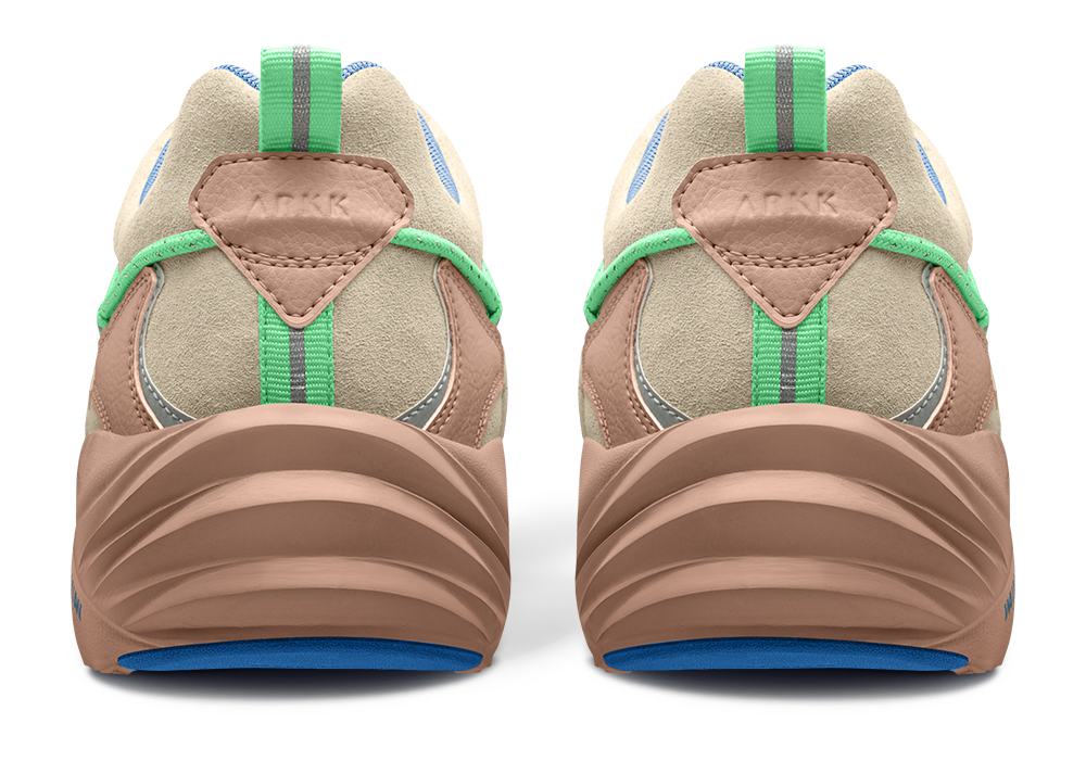 ARKK Collection Tuzon Suede W13 | Dusty Brown Baby Blue | Women Tuzon